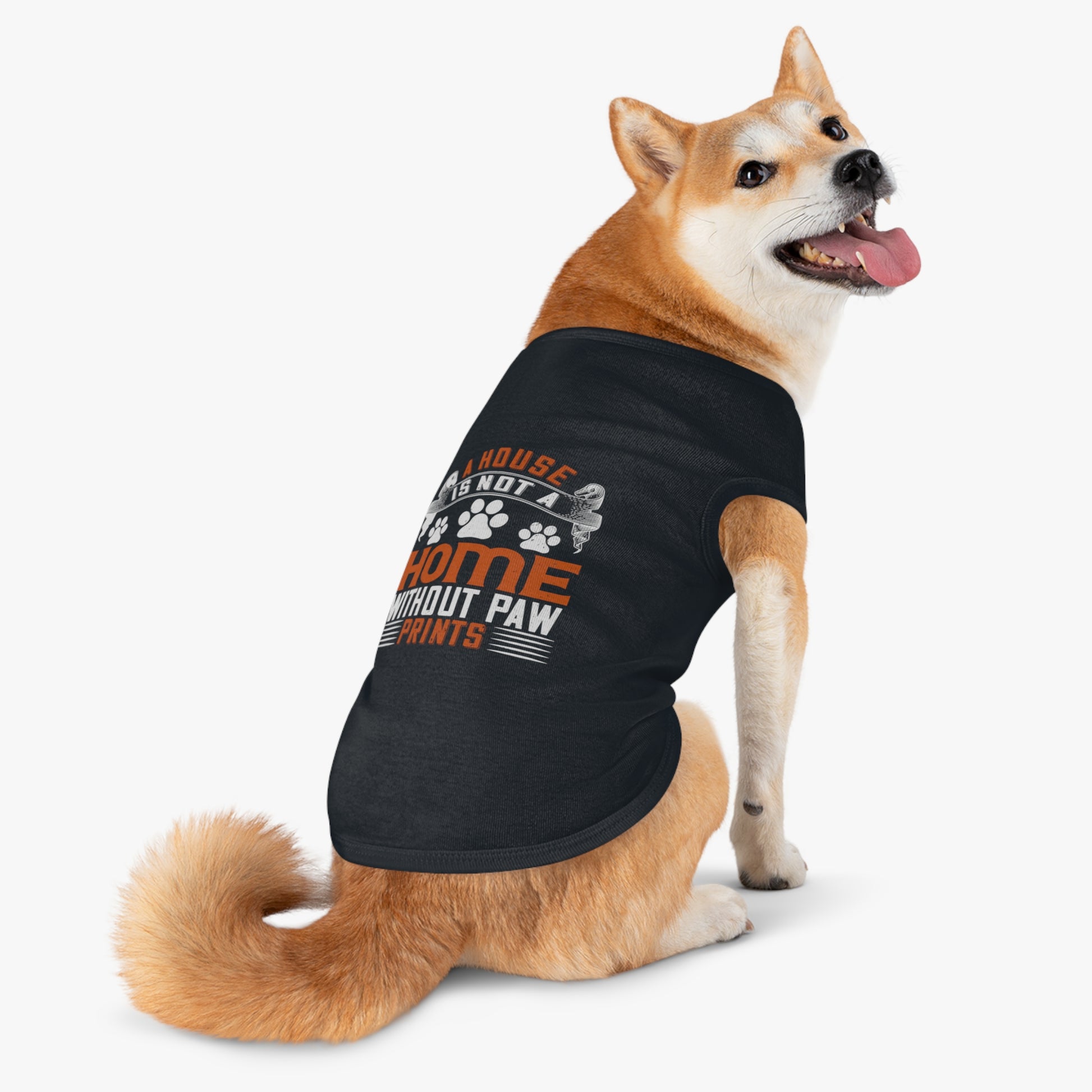 Dog Lover's Pet Tank Top, Cute Paw Prints Pet Apparel, Dog Fashion, Cat Mom Gift, Pet Birthday Outfit, Animal Lover Clothing