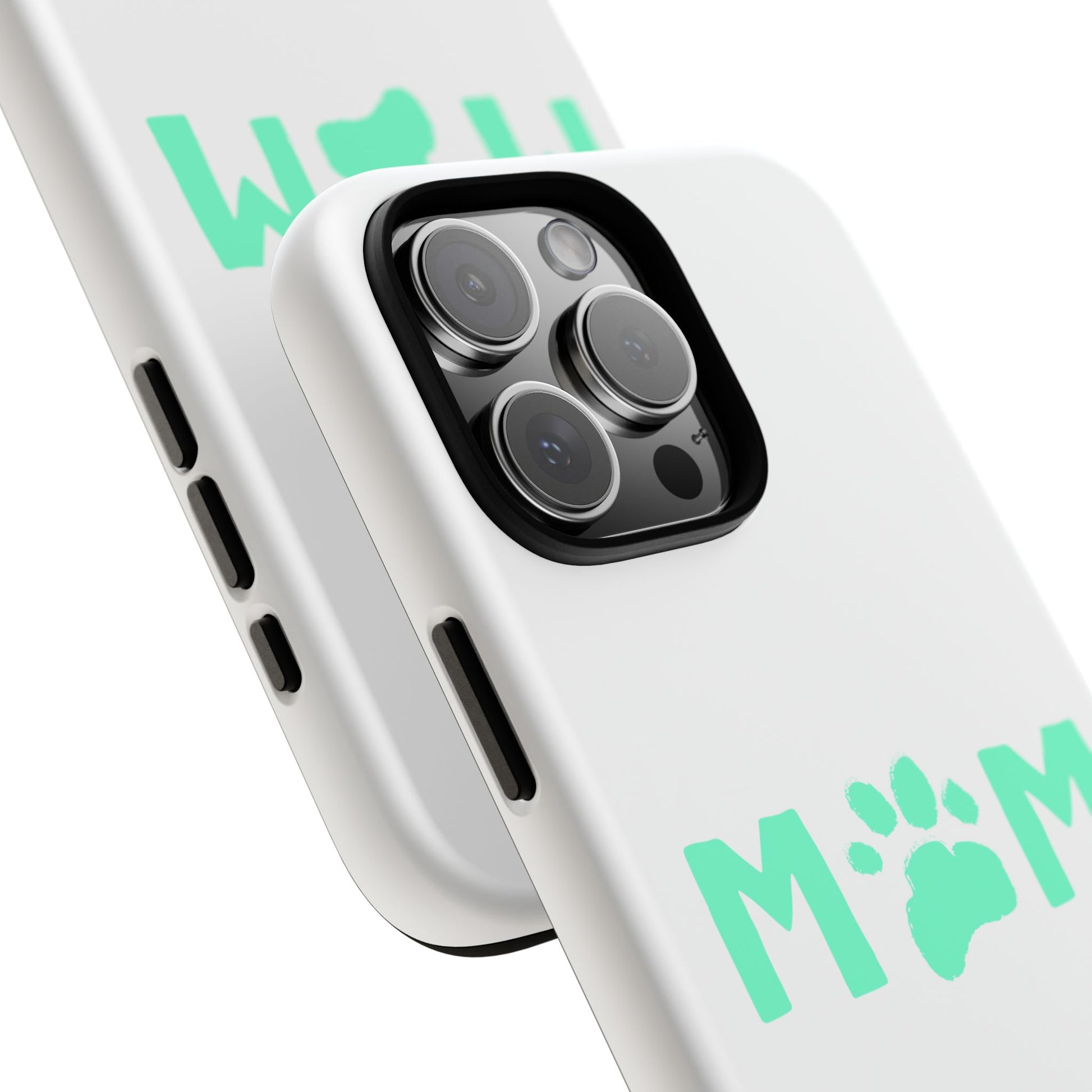 Personalized Tough Phone Cases for Moms, Pet Lover Gifts, Cute Phone Accessories, Customizable Pet Paw Designs, Mother's Day Gift