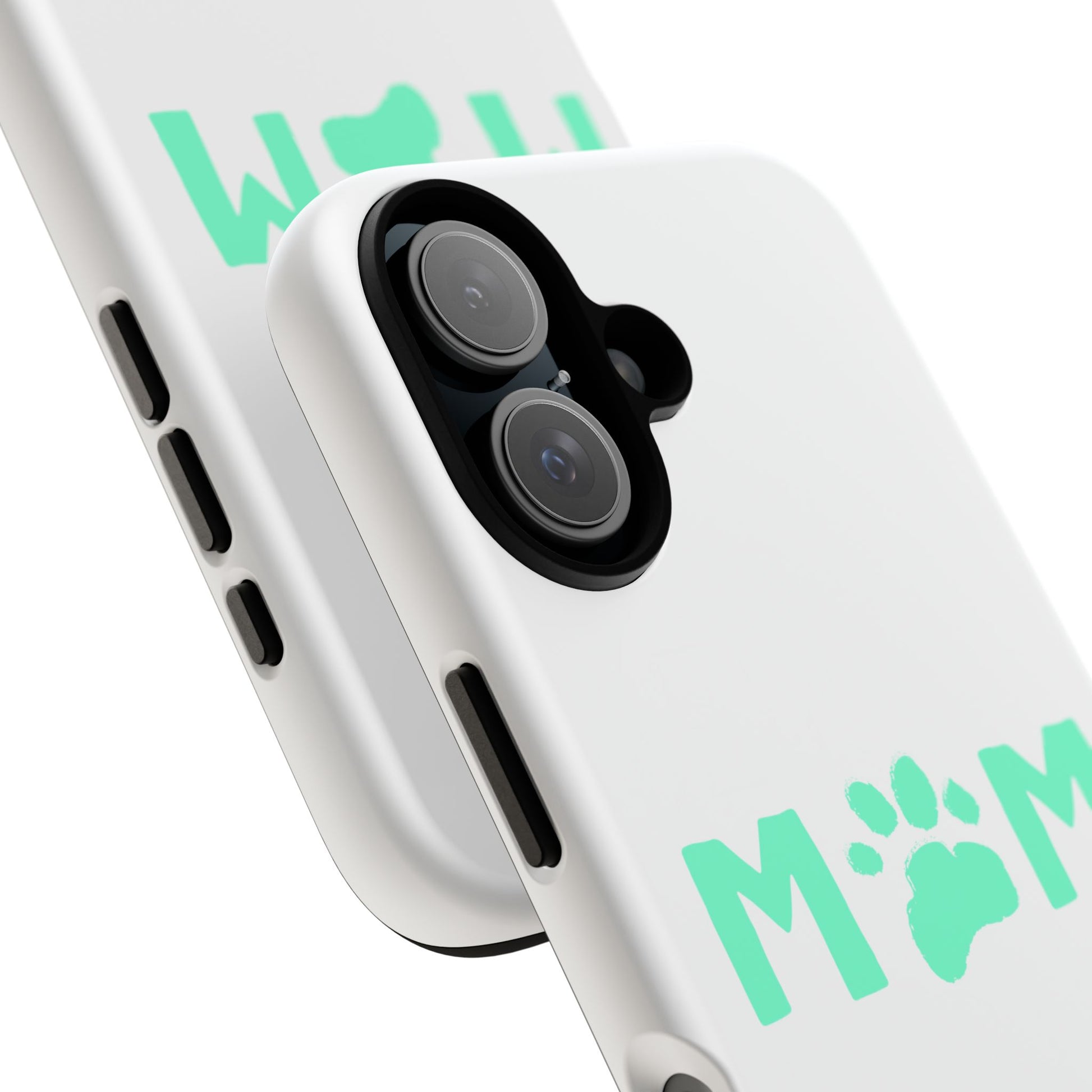 Personalized Tough Phone Cases for Moms, Pet Lover Gifts, Cute Phone Accessories, Customizable Pet Paw Designs, Mother's Day Gift