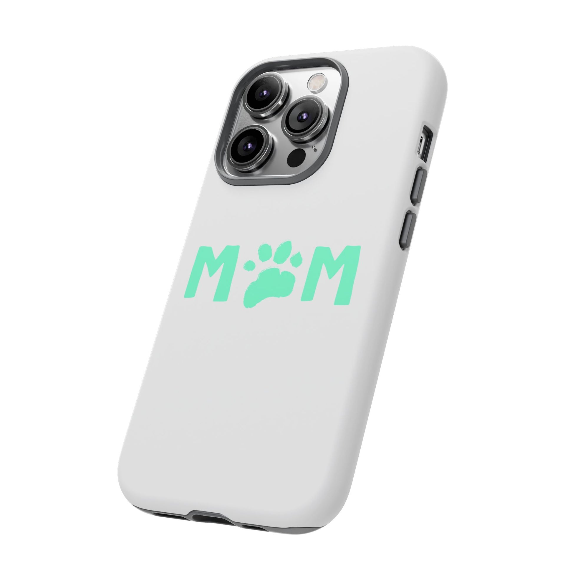 Personalized Tough Phone Cases for Moms, Pet Lover Gifts, Cute Phone Accessories, Customizable Pet Paw Designs, Mother's Day Gift