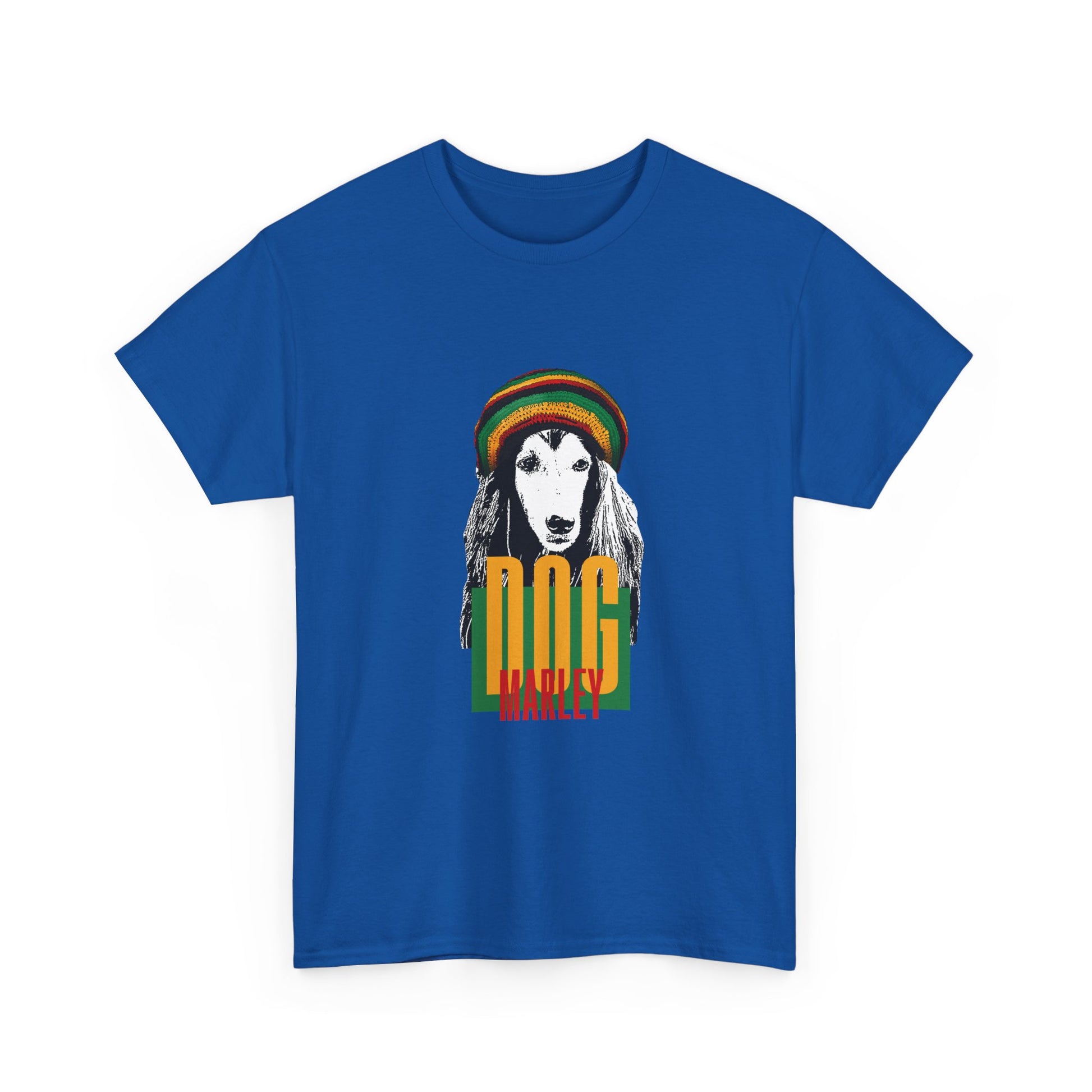 Rasta Dog T-Shirt, Casual Pet Lover Tee, Unisex Dog Lover Gift, Trendy Animal T-Shirt, Summer Fashion