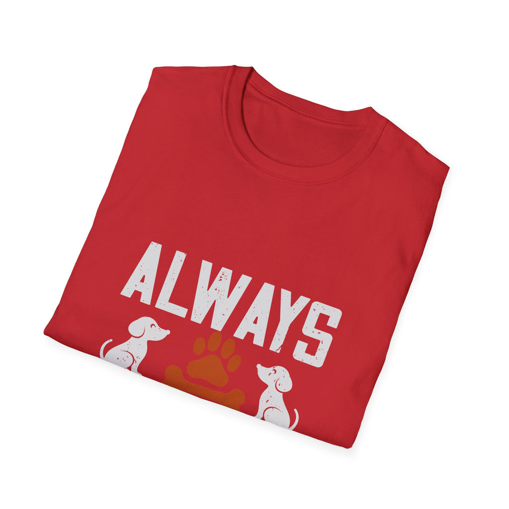 Always Think Pawsitive T-Shirt, Pet Lover Gift, Dog Owner Tee, Positive Vibes Shirt, Animal Rescue Fundraiser