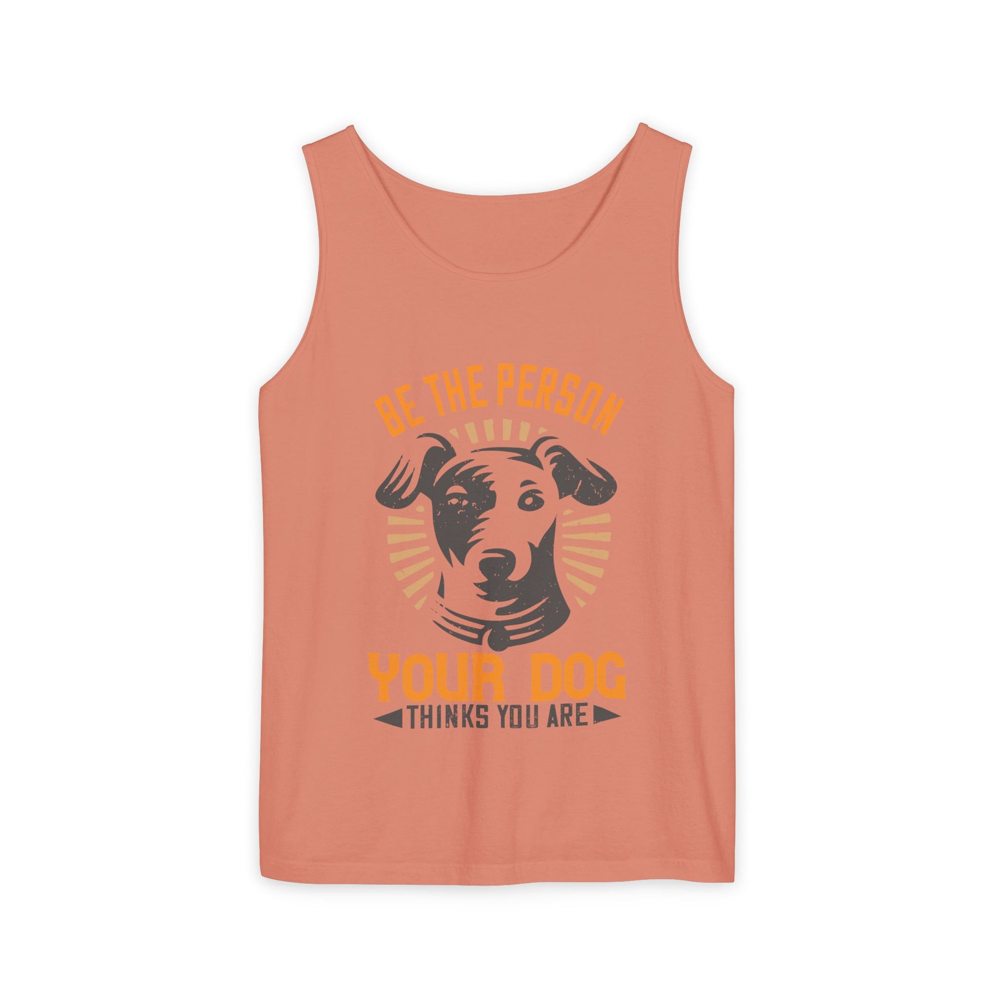 Dog Lover's Unisex Tank Top - "Be The Person Your Dog Thinks You Are" - Perfect for Pet Owners, Gift for Dog Lovers, Summer Apparel, [...]