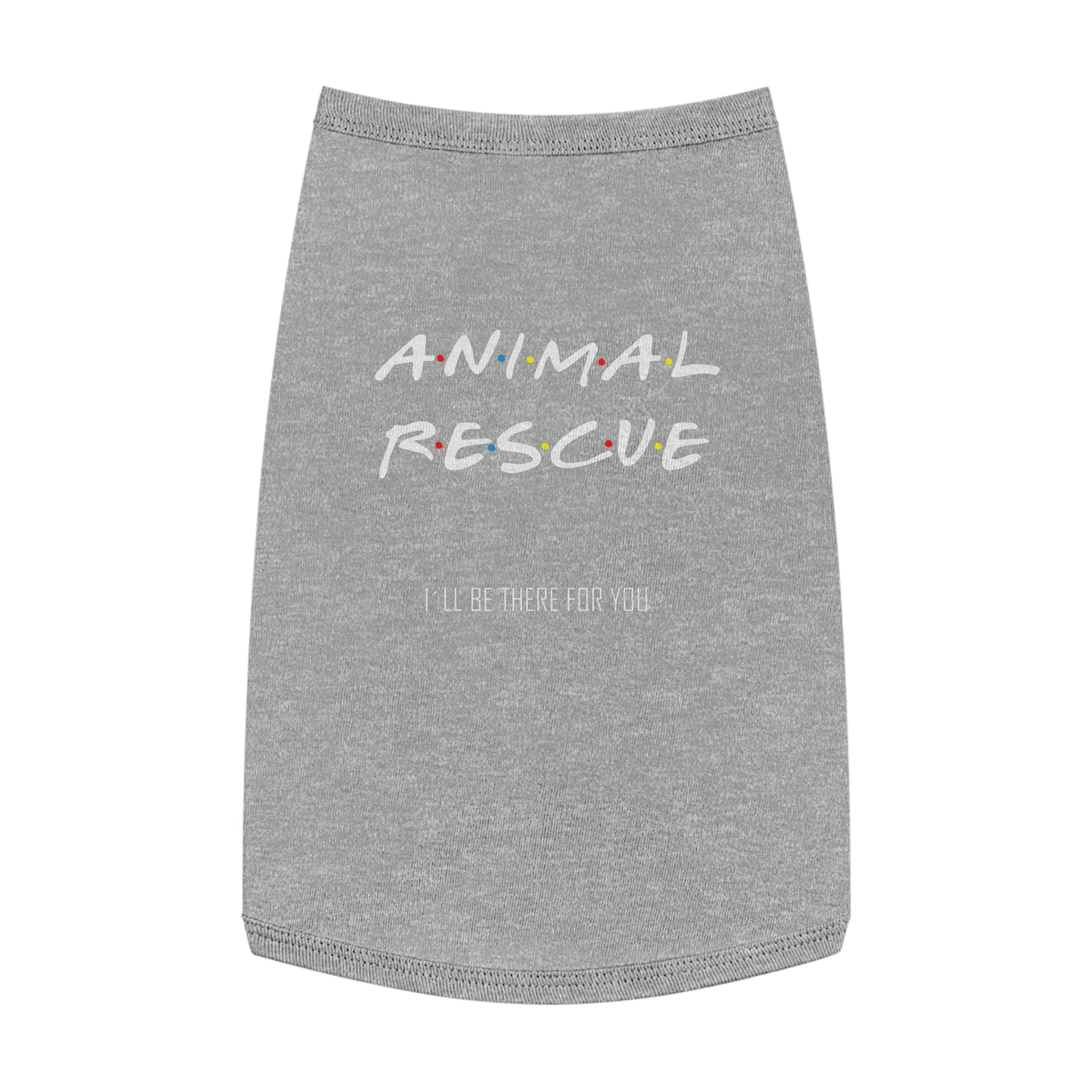 Animal Rescue Pet Tank Top | Support Adoptions, Dog Lover Gift, Summer Wardrobe, Cute Pet Apparel, Charitable Dogs Clothing