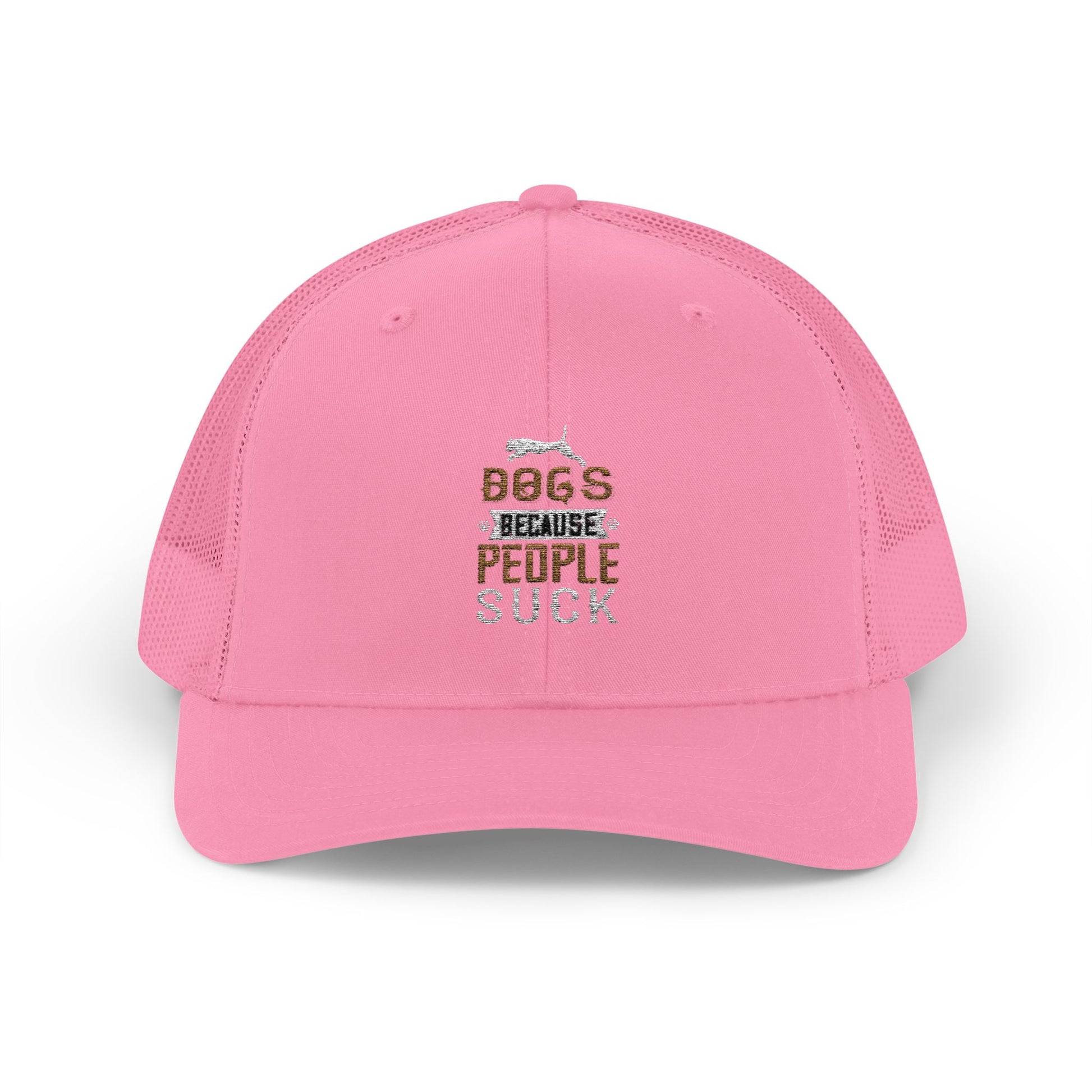 Dogs Because People Suck Snapback Trucker Cap