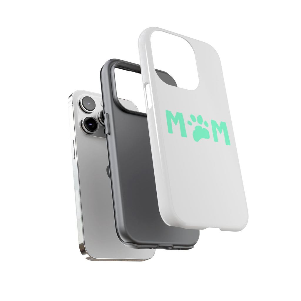 Personalized Tough Phone Cases for Moms, Pet Lover Gifts, Cute Phone Accessories, Customizable Pet Paw Designs, Mother's Day Gift