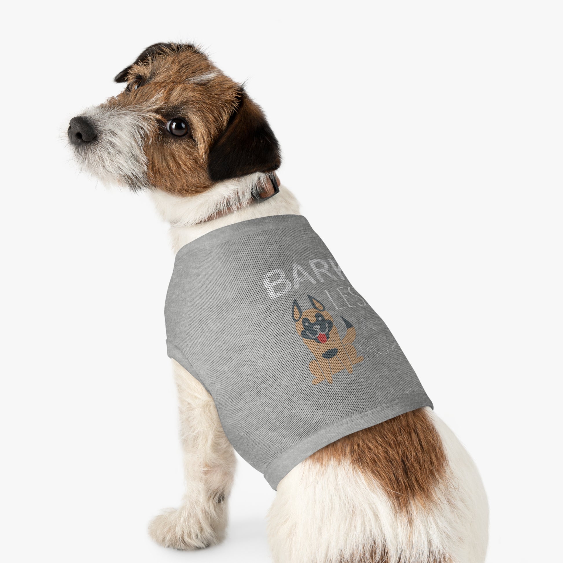 Bark Less, Wag More Pet Tank Top | Cute Dog Shirt, Pet Apparel, Canine Clothing, Dog Birthday Gift, Funny Pet Gift