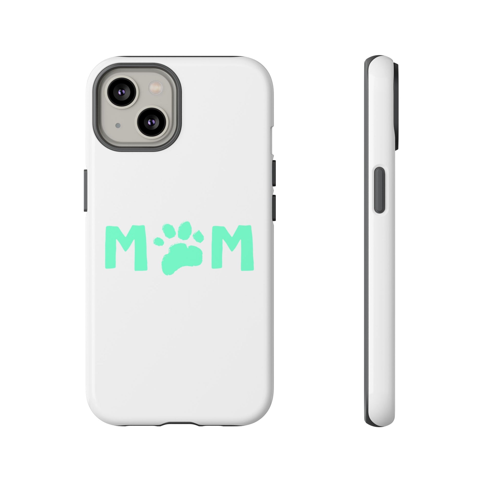 Personalized Tough Phone Cases for Moms, Pet Lover Gifts, Cute Phone Accessories, Customizable Pet Paw Designs, Mother's Day Gift