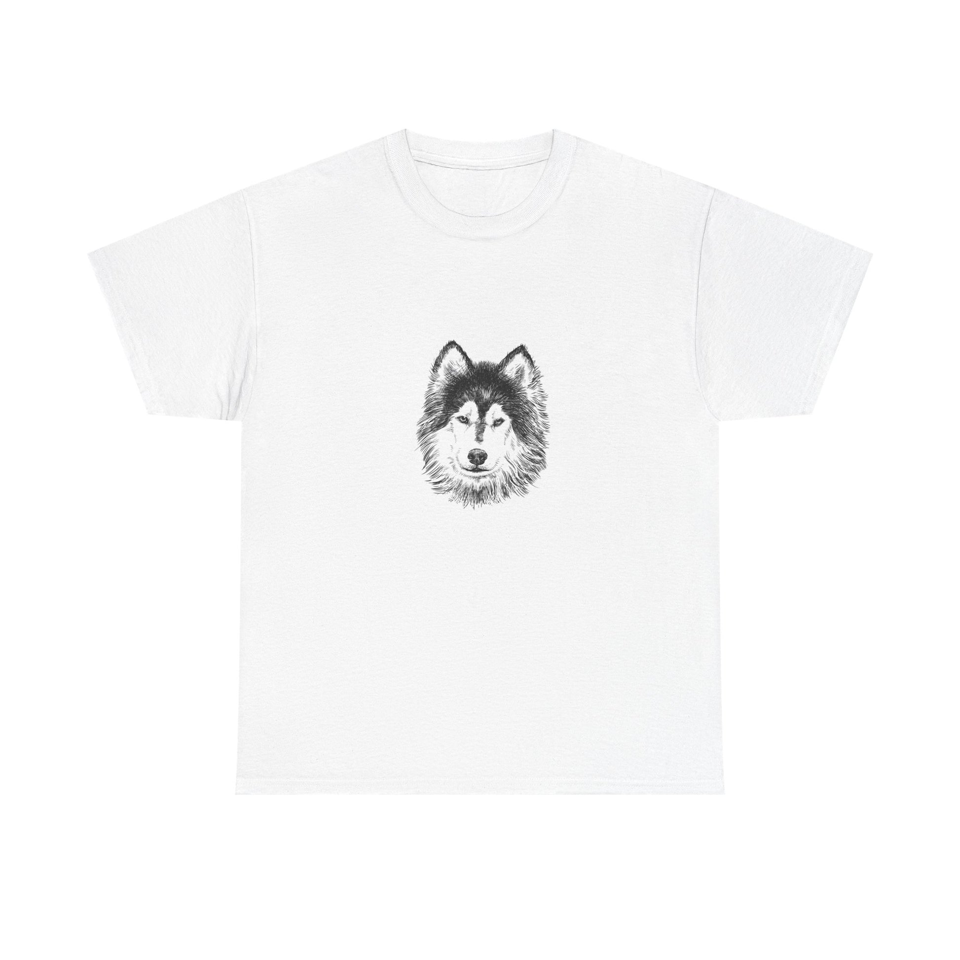 Siberian Husky Graphic Tee, Unisex Cotton T-Shirt, Dog Lover Gift, Animal Shirt, Casual Wear, Pet Owner Apparel