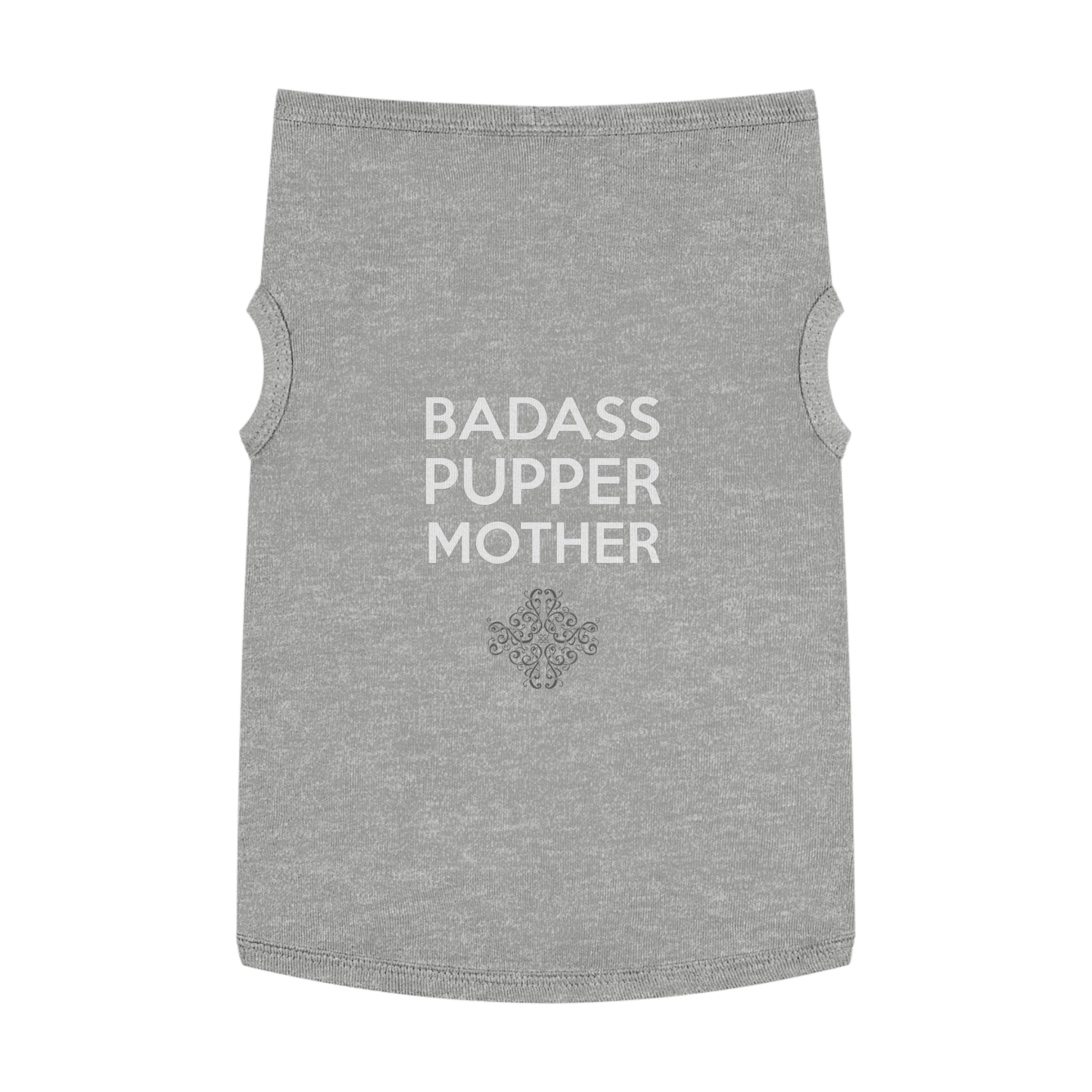 Badass Puppers Pet Tank Top - Stylish Canine Tee for Dog Lovers, Perfect for Celebrations, Gifts, and Everyday Wear