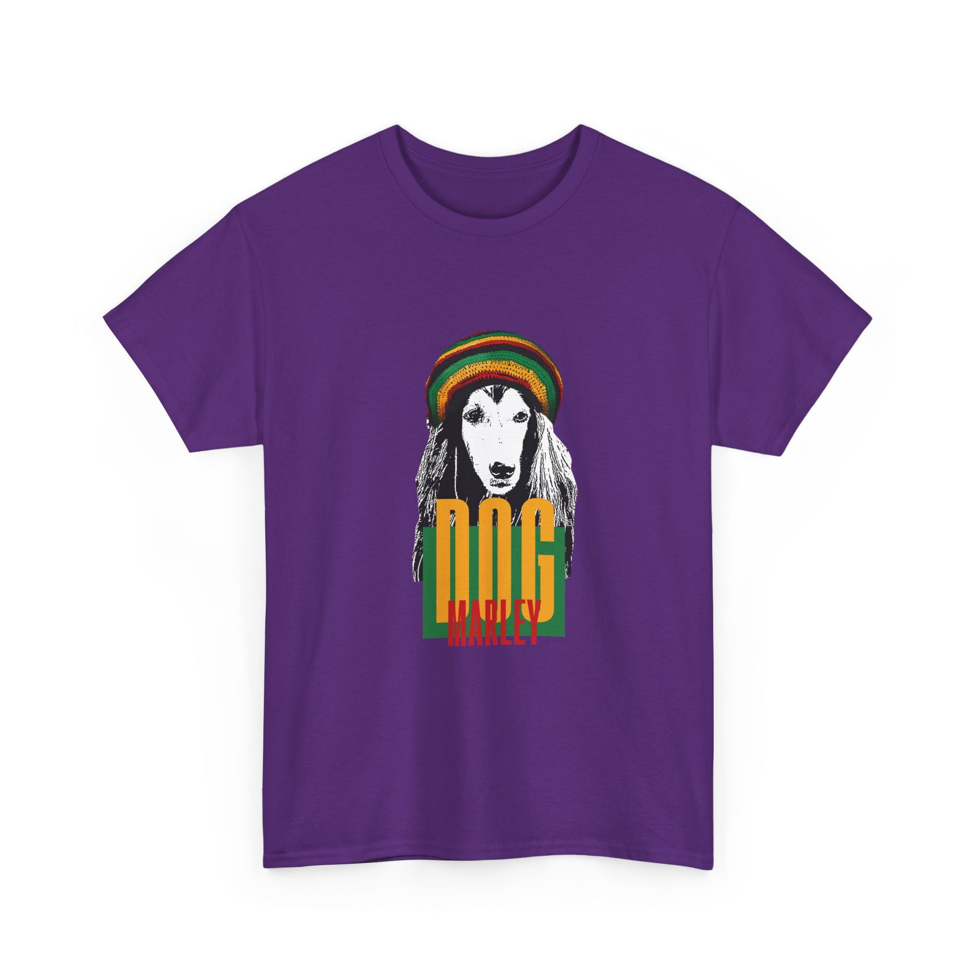Rasta Dog T-Shirt, Casual Pet Lover Tee, Unisex Dog Lover Gift, Trendy Animal T-Shirt, Summer Fashion