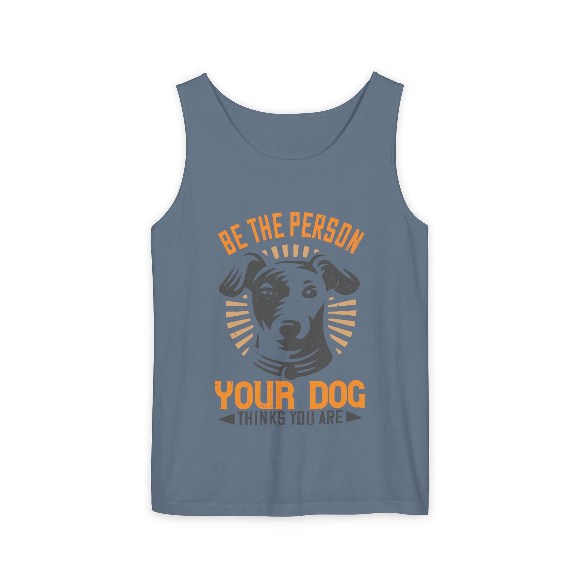 Dog Lover's Unisex Tank Top - "Be The Person Your Dog Thinks You Are" - Perfect for Pet Owners, Gift for Dog Lovers, Summer Apparel, [...]