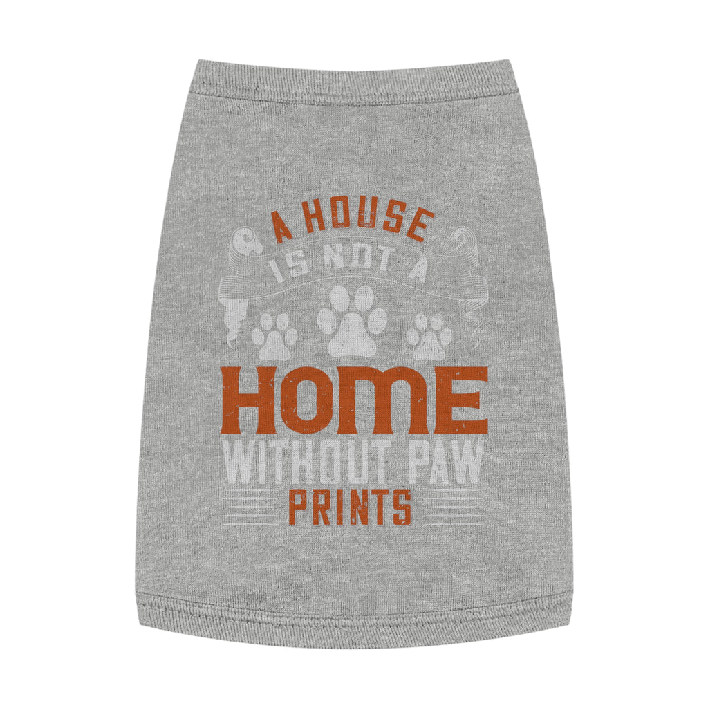 Dog Lover's Pet Tank Top, Cute Paw Prints Pet Apparel, Dog Fashion, Cat Mom Gift, Pet Birthday Outfit, Animal Lover Clothing