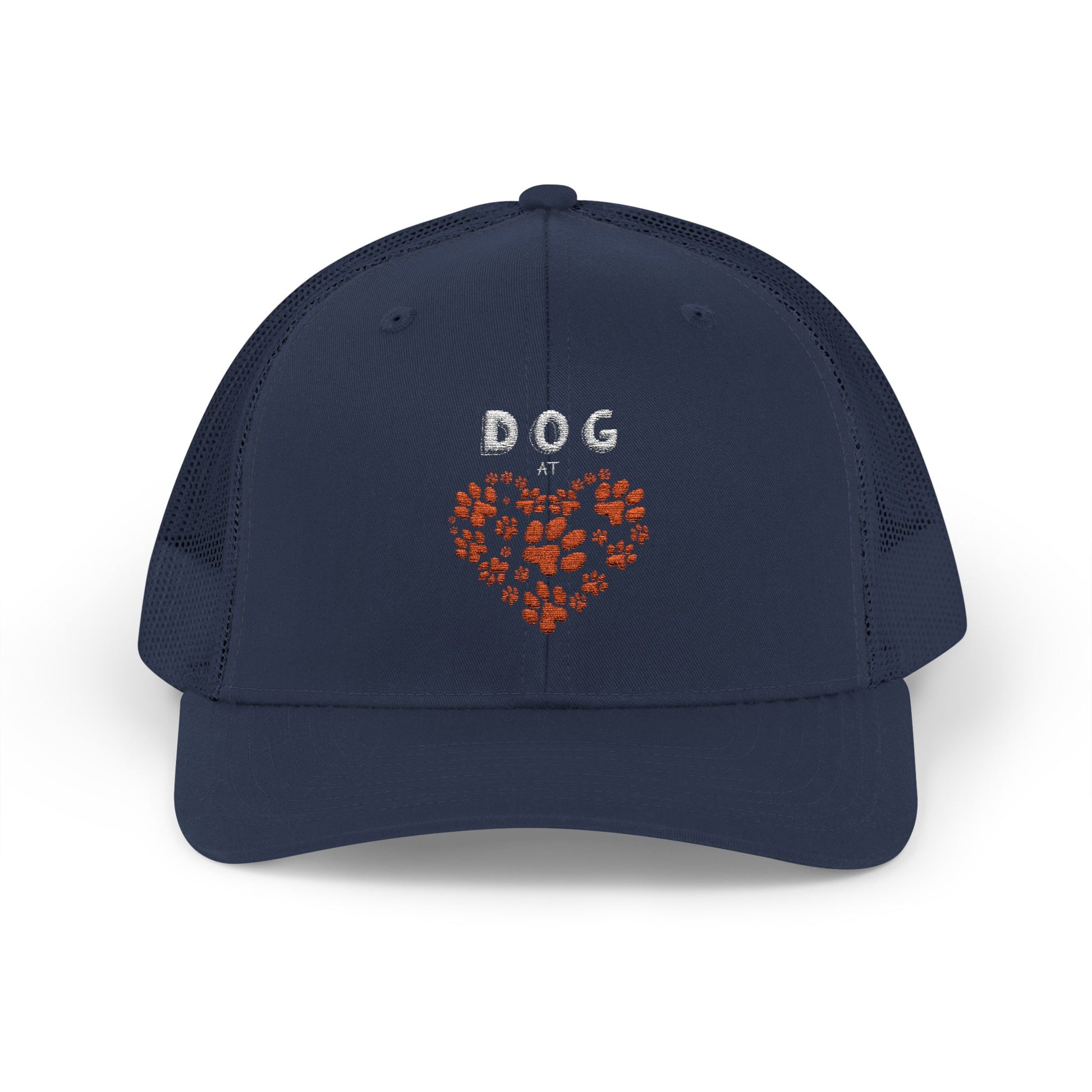 Dog Love Snapback Trucker Cap - Heart Design