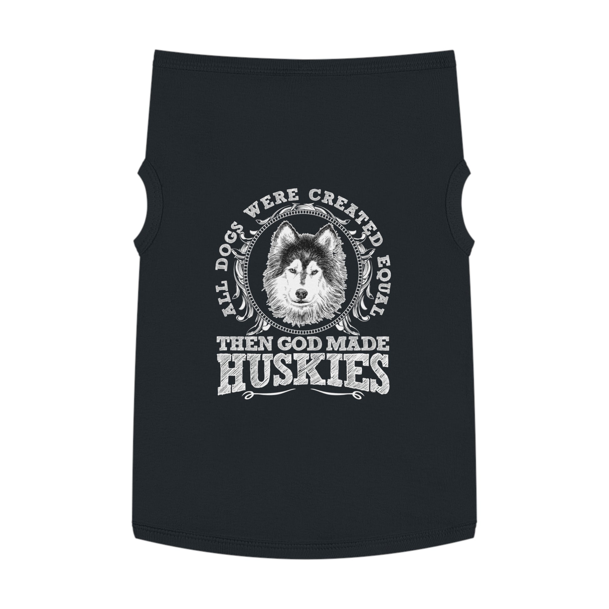 Husky Love Pet Tank Top, Funny Dog Apparel, Pet Clothing, Gifts for Dog Lovers, Pet Accessories, Summer Dog Shirt
