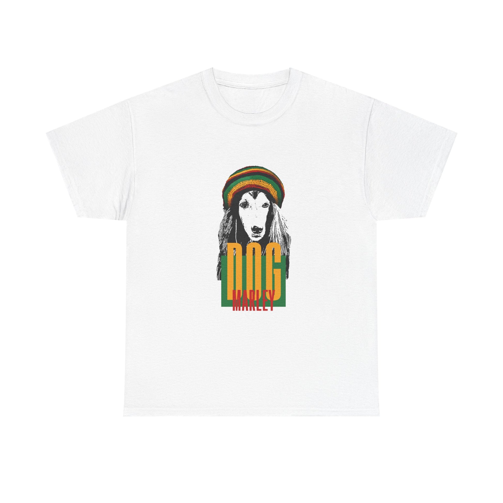 Rasta Dog T-Shirt, Casual Pet Lover Tee, Unisex Dog Lover Gift, Trendy Animal T-Shirt, Summer Fashion