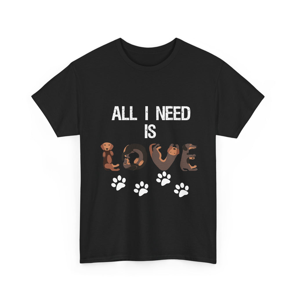 Cute Pet Lover T-Shirt, Love Graphic Tee, Dog Mom Gift, Animal Lover Shirt, Perfect for Casual Wear, Gifts for Pet Owners