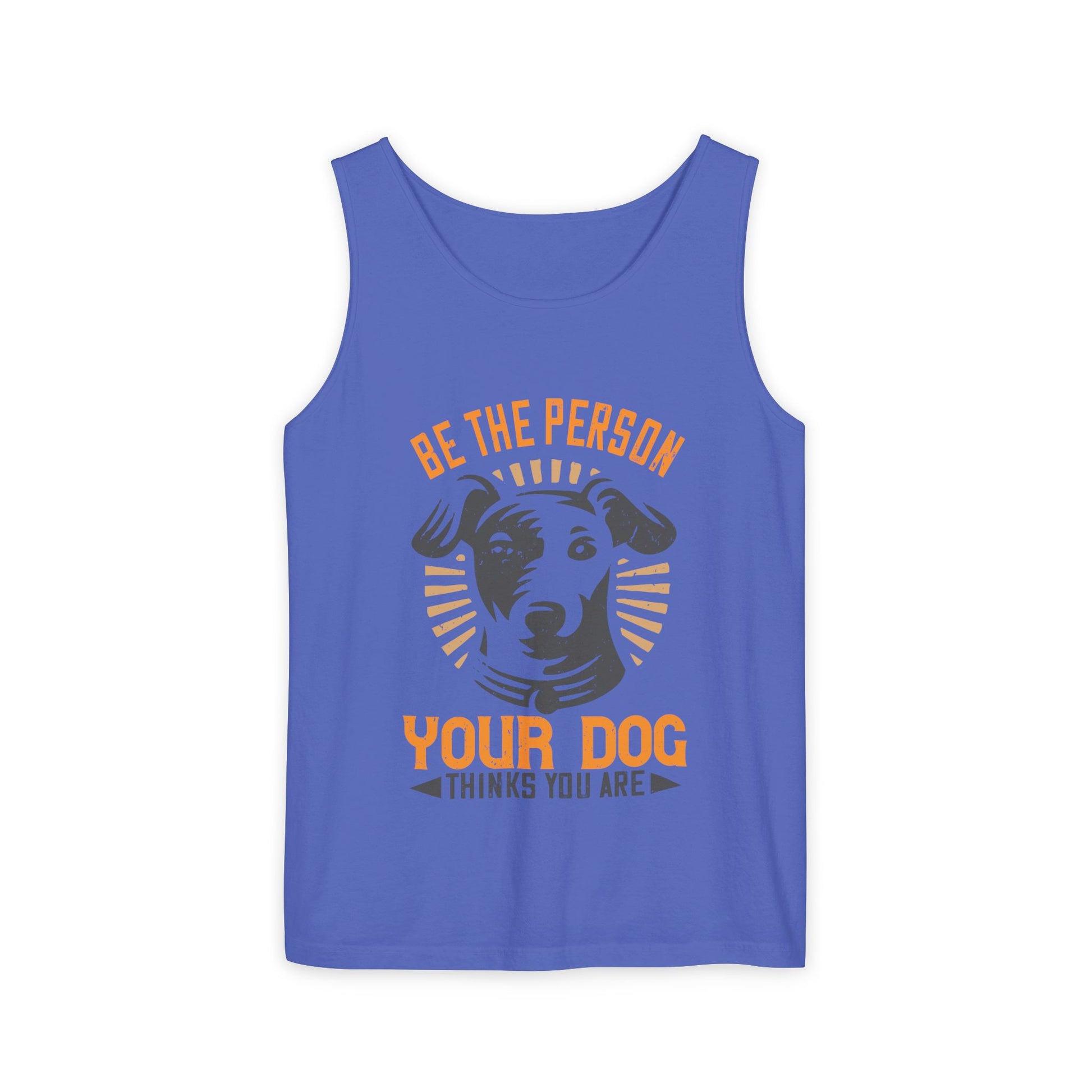 Dog Lover's Unisex Tank Top - "Be The Person Your Dog Thinks You Are" - Perfect for Pet Owners, Gift for Dog Lovers, Summer Apparel, [...]