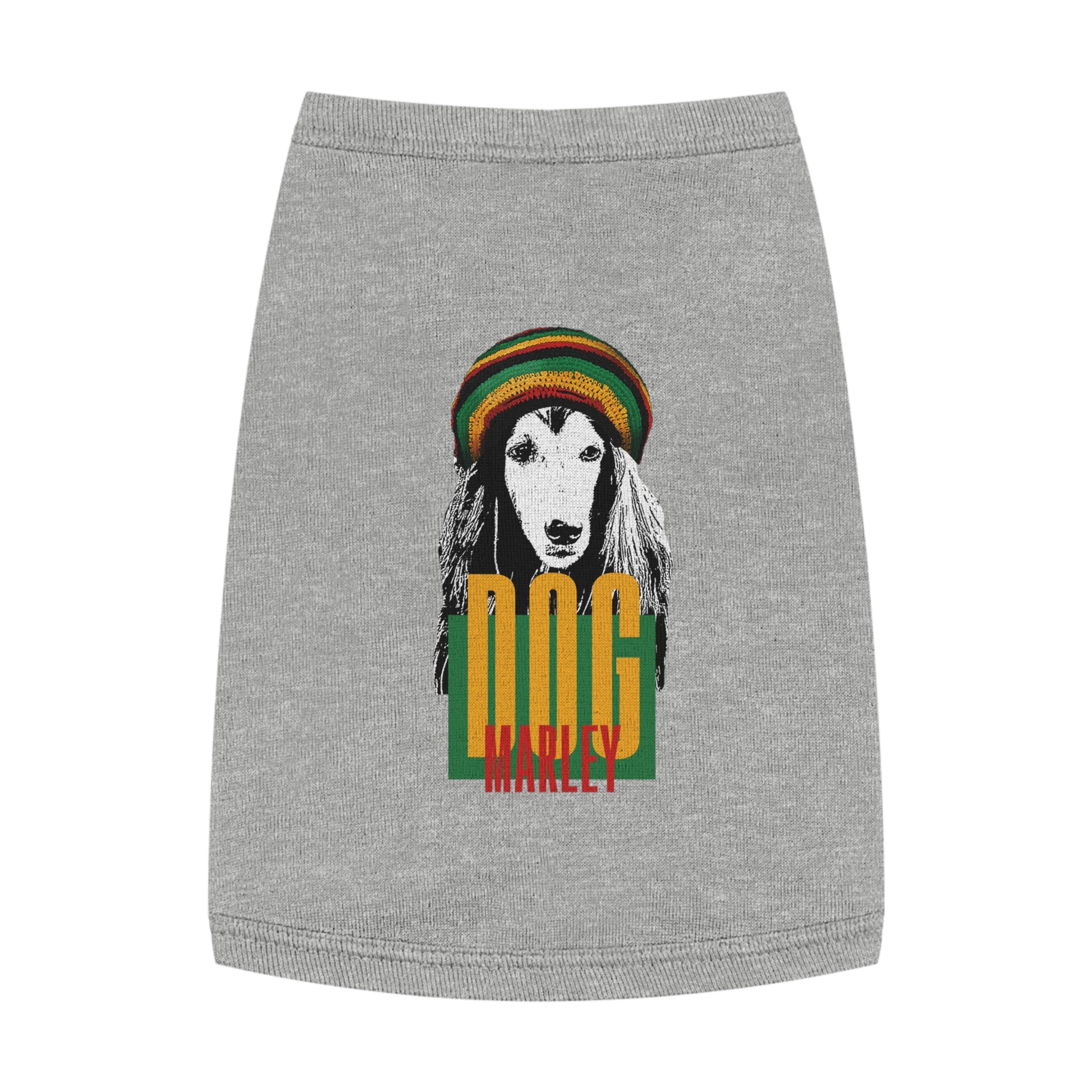 Rasta Dog Tank Top - Stylish Pet Apparel for Dog Lovers, Summer Wear, Uniquely Fun Gift, Festival Ready, Marley Inspired