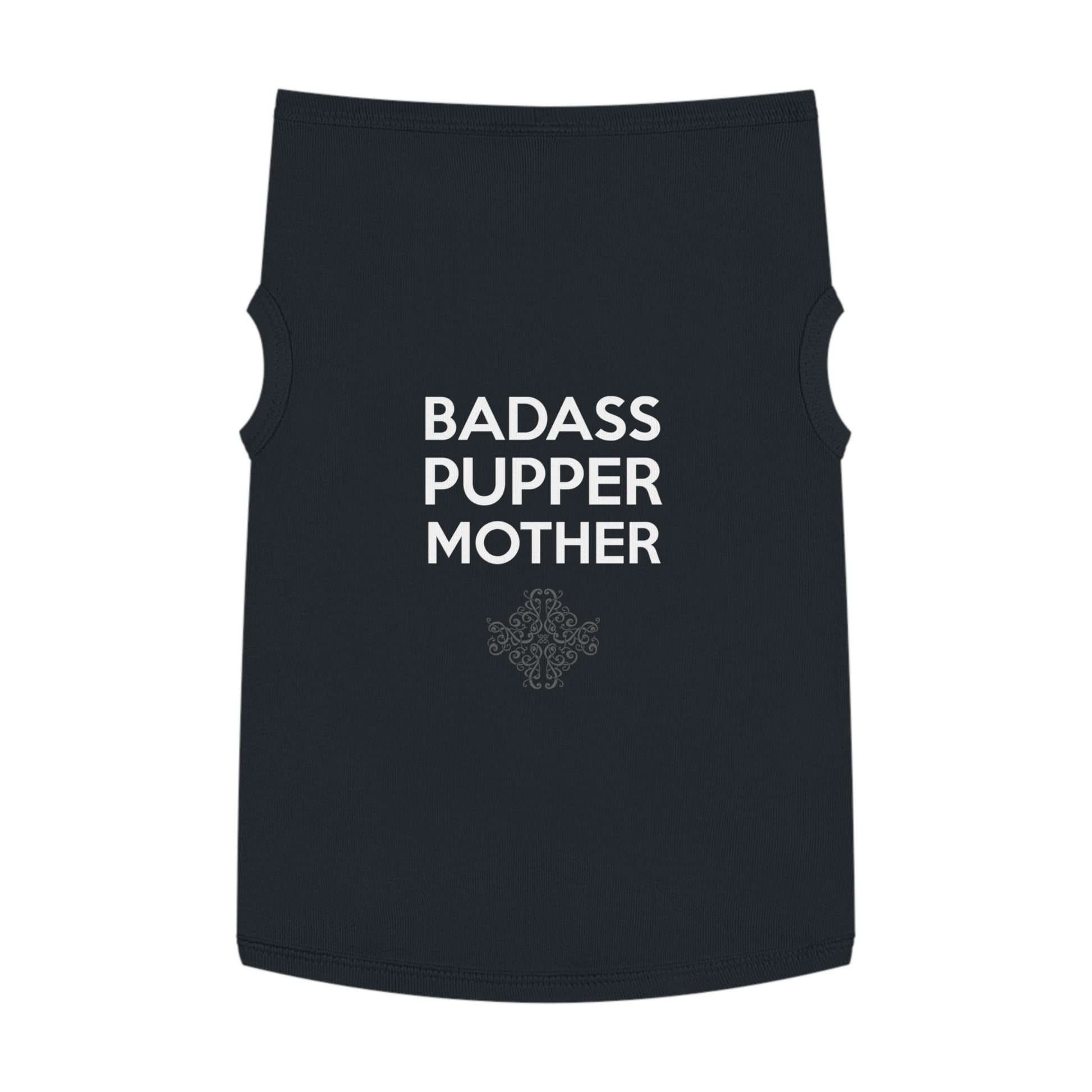 Badass Puppers Pet Tank Top - Stylish Canine Tee for Dog Lovers, Perfect for Celebrations, Gifts, and Everyday Wear