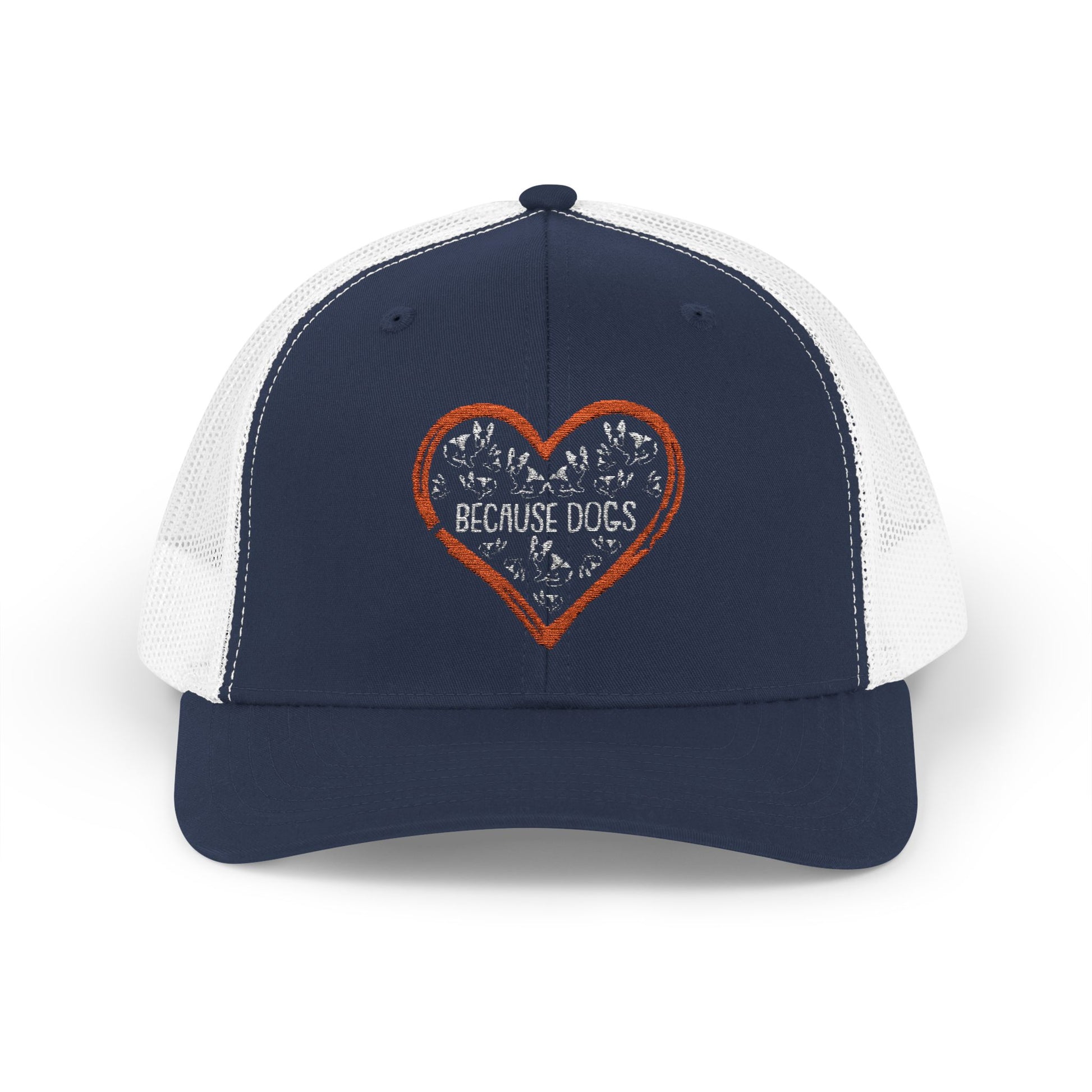 Dog Lovers Snapback Cap with Heart Design
