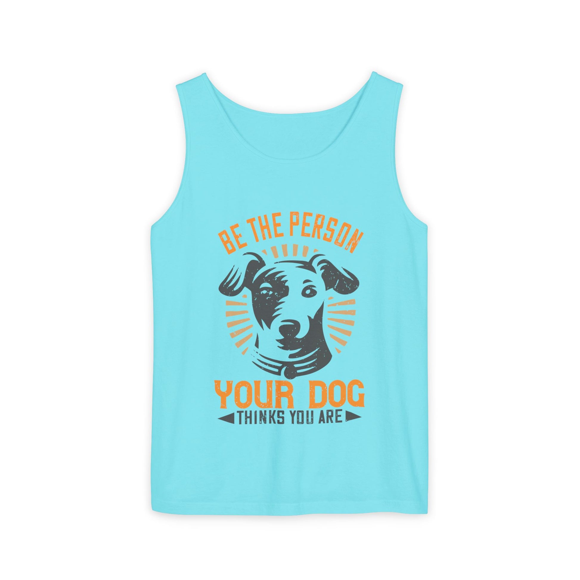 Dog Lover's Unisex Tank Top - "Be The Person Your Dog Thinks You Are" - Perfect for Pet Owners, Gift for Dog Lovers, Summer Apparel, [...]