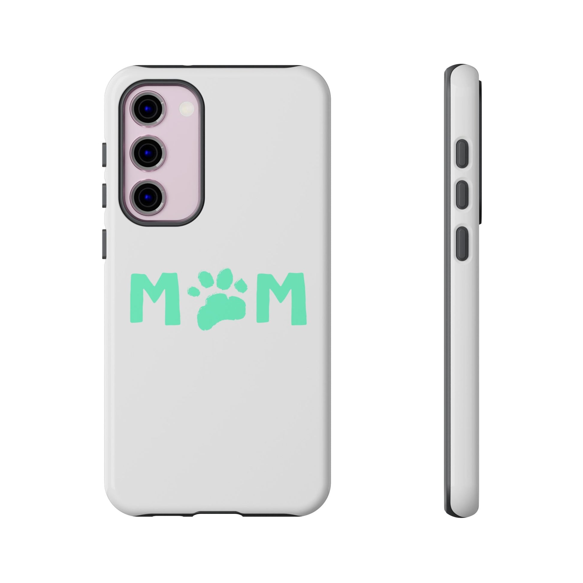 Personalized Tough Phone Cases for Moms, Pet Lover Gifts, Cute Phone Accessories, Customizable Pet Paw Designs, Mother's Day Gift