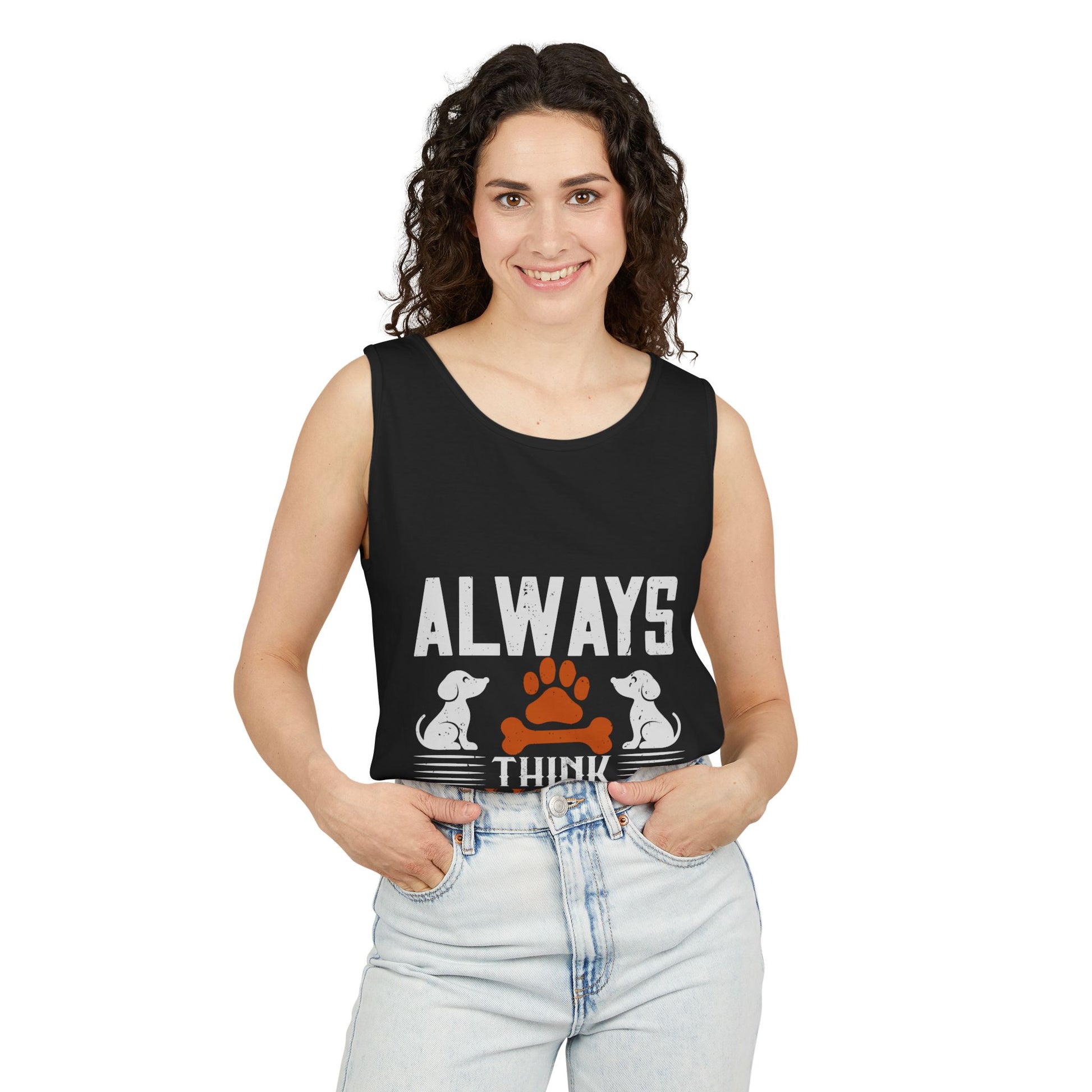 Pawsitive Vibes Tank Top, Pet Lover Apparel, Summer Outfit, Gift for Animal Lovers, Cute Dog Mom Tank
