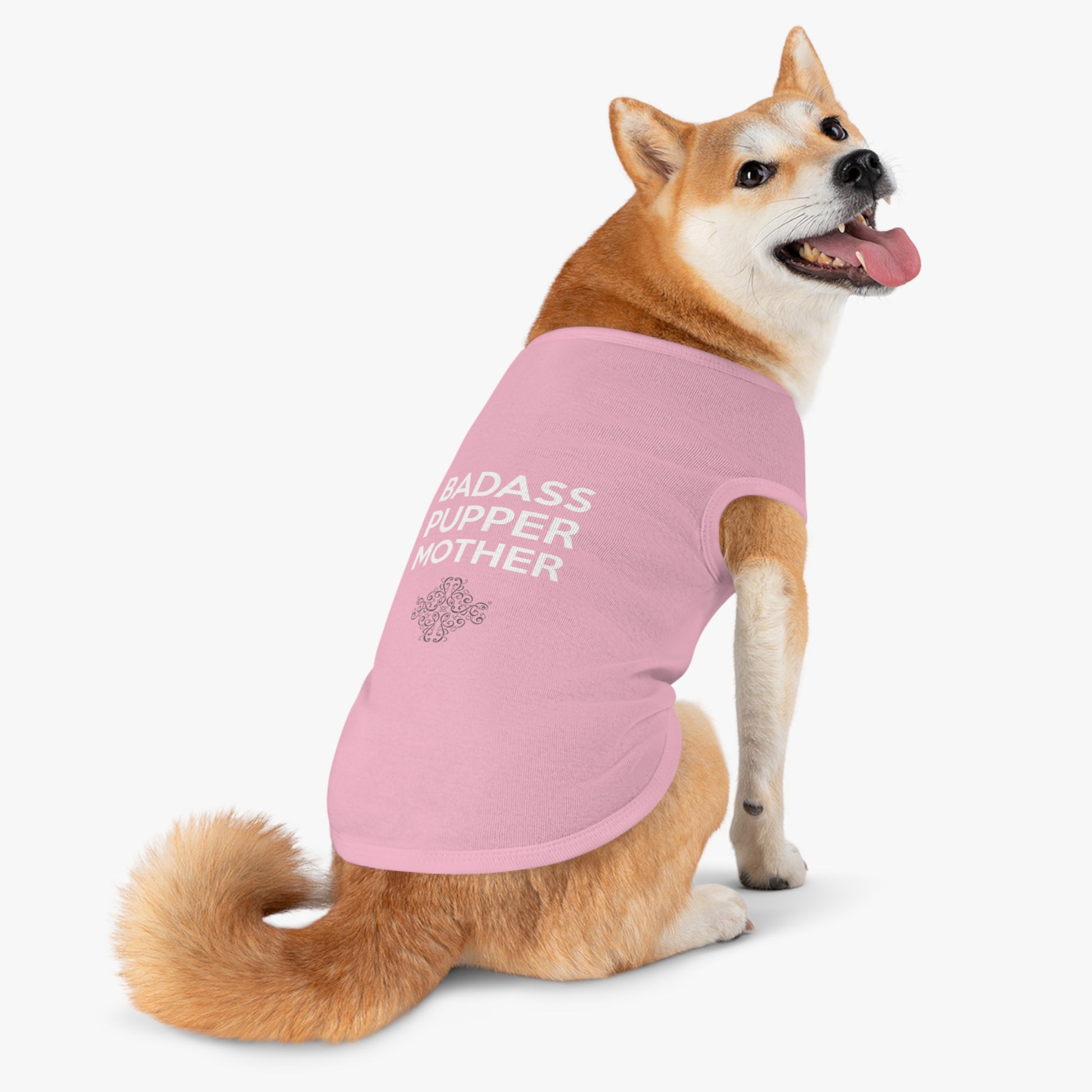 Badass Puppers Pet Tank Top - Stylish Canine Tee for Dog Lovers, Perfect for Celebrations, Gifts, and Everyday Wear