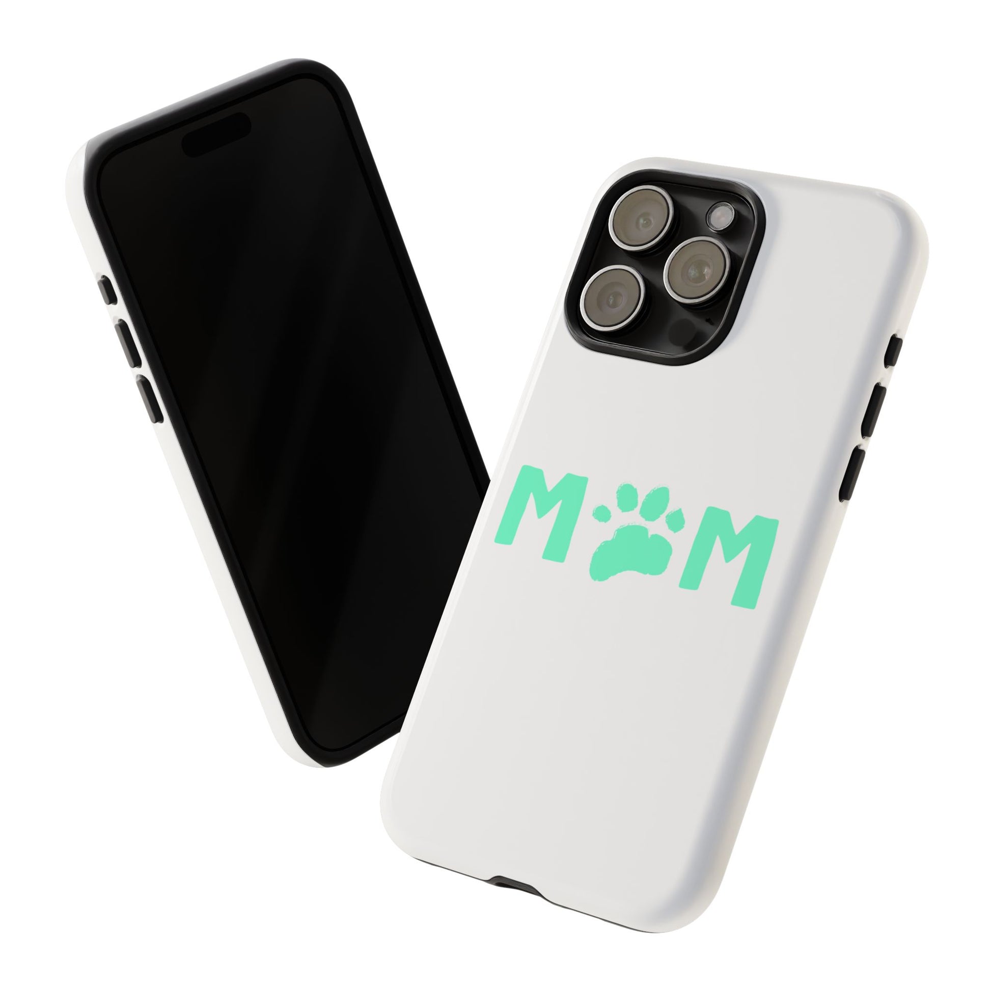 Personalized Tough Phone Cases for Moms, Pet Lover Gifts, Cute Phone Accessories, Customizable Pet Paw Designs, Mother's Day Gift