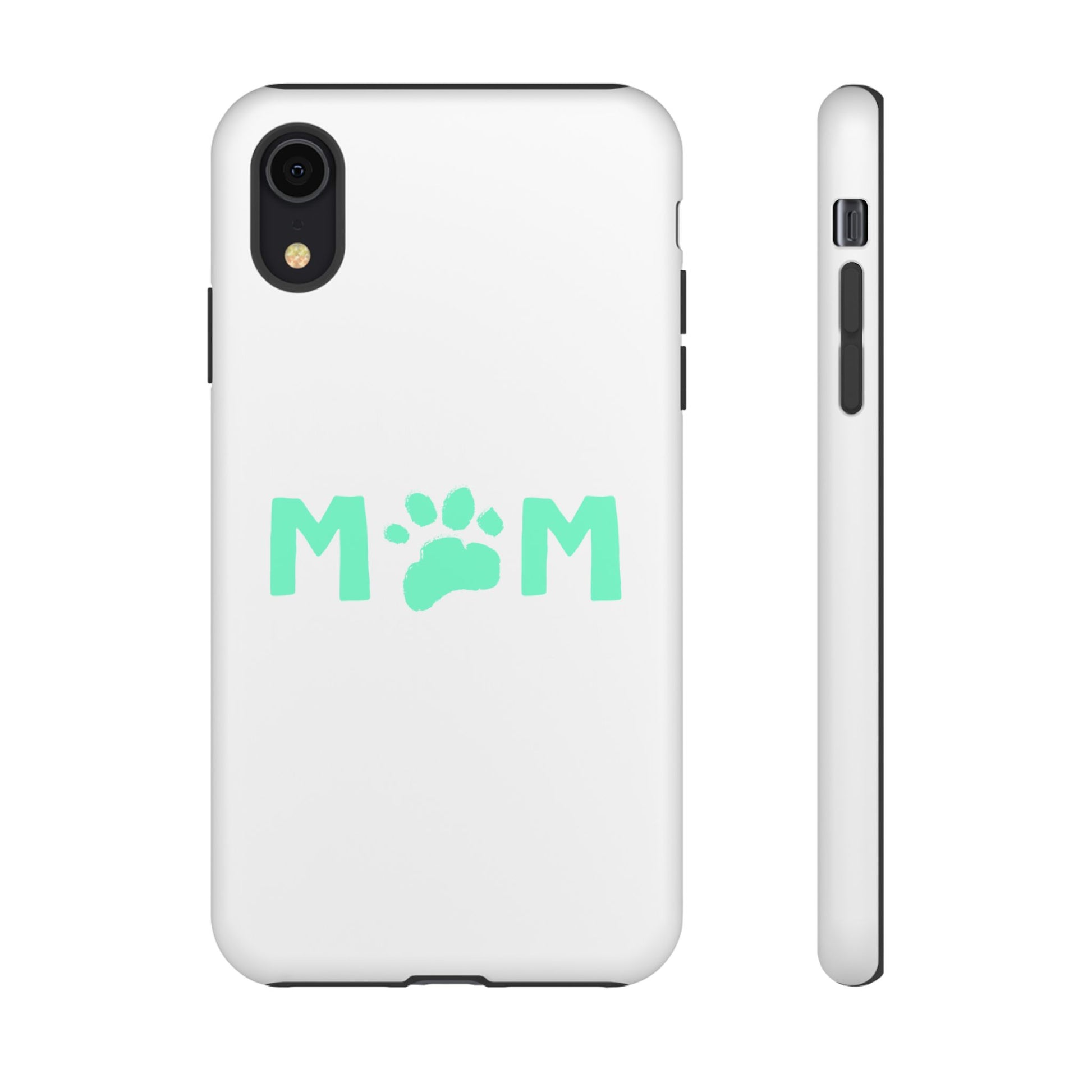 Personalized Tough Phone Cases for Moms, Pet Lover Gifts, Cute Phone Accessories, Customizable Pet Paw Designs, Mother's Day Gift