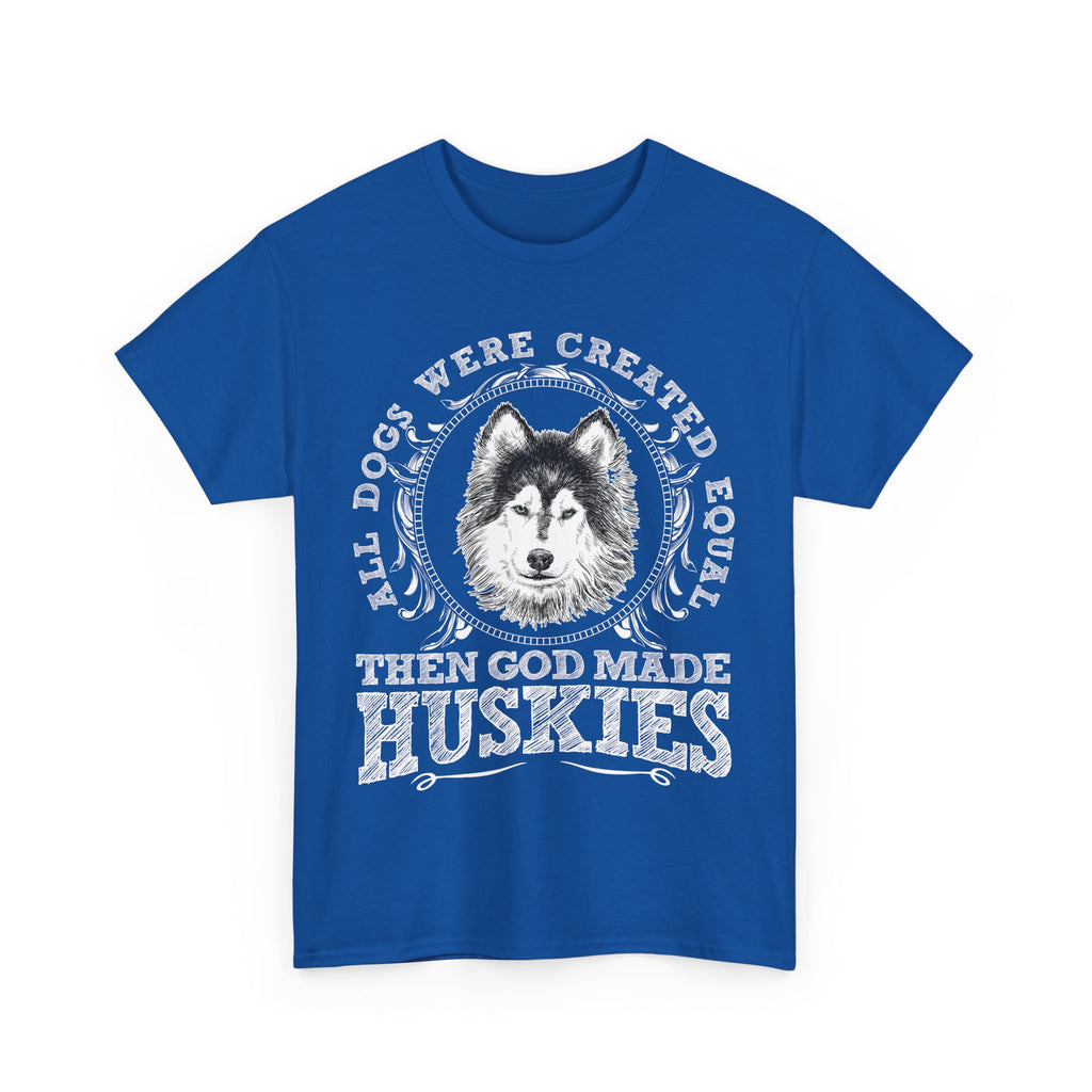 Siberian Husky Graphic Tee, Unisex Cotton T-Shirt, Dog Lover Gift, Animal Shirt, Casual Wear, Pet Owner Apparel