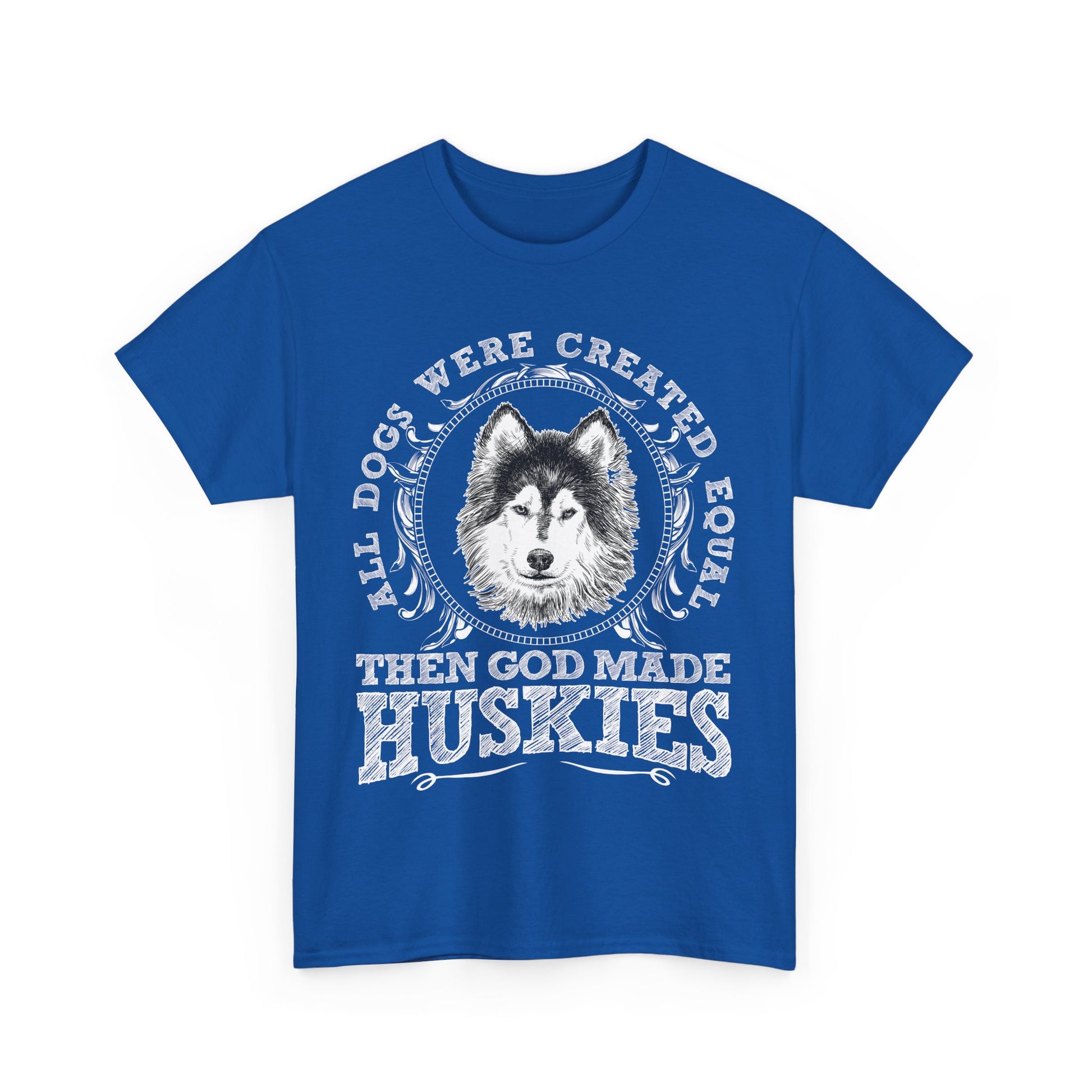Siberian Husky Graphic Tee, Unisex Cotton T-Shirt, Dog Lover Gift, Animal Shirt, Casual Wear, Pet Owner Apparel