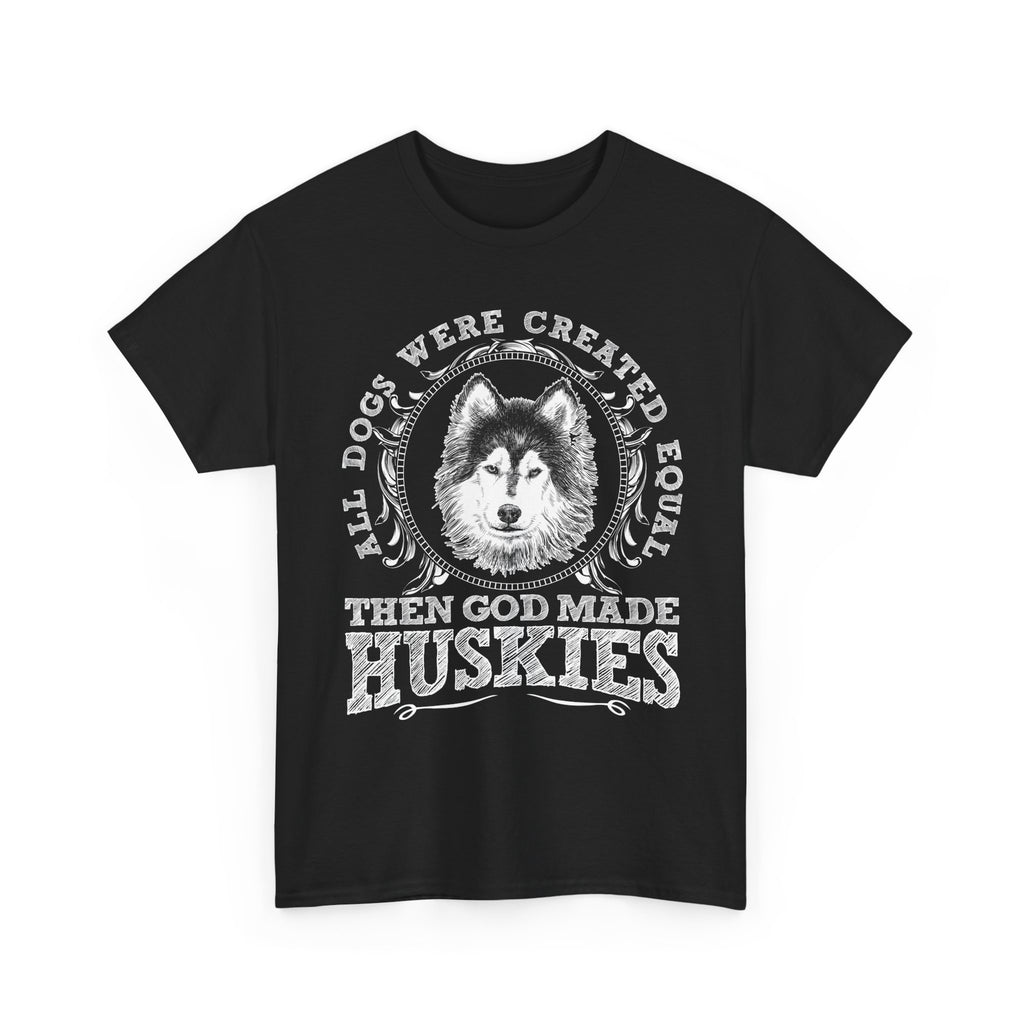 Siberian Husky Graphic Tee, Unisex Cotton T-Shirt, Dog Lover Gift, Animal Shirt, Casual Wear, Pet Owner Apparel