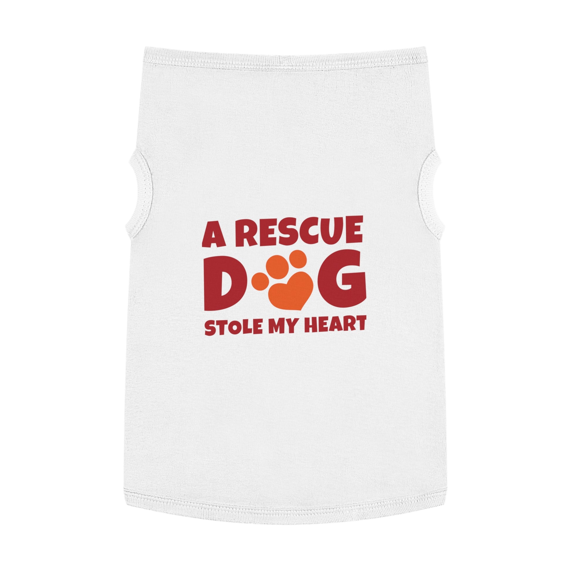 Adorable Rescue Dog Tank Top for Pets, Cute Pet Apparel, Dog Lover Gift, Pet Fashion, Animal Rescue Support