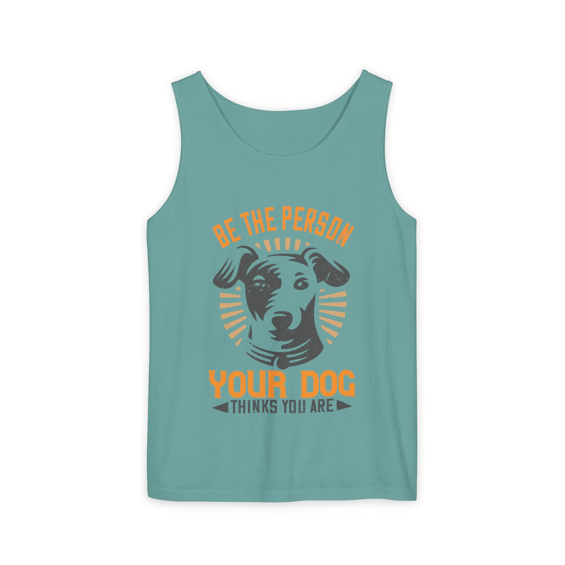 Dog Lover's Unisex Tank Top - "Be The Person Your Dog Thinks You Are" - Perfect for Pet Owners, Gift for Dog Lovers, Summer Apparel, [...]