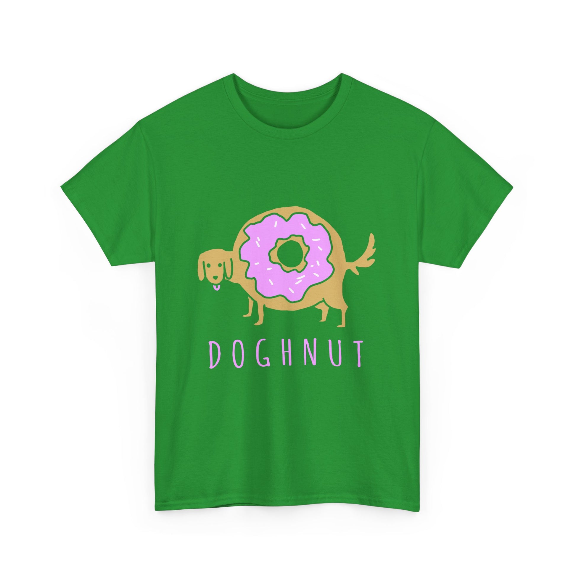 Doghnut Graphic Tee, Funny Pet Lover Shirt, Cute Dog Tee, Gift for Dog Owners, Casual Wear, Perfect for Birthdays