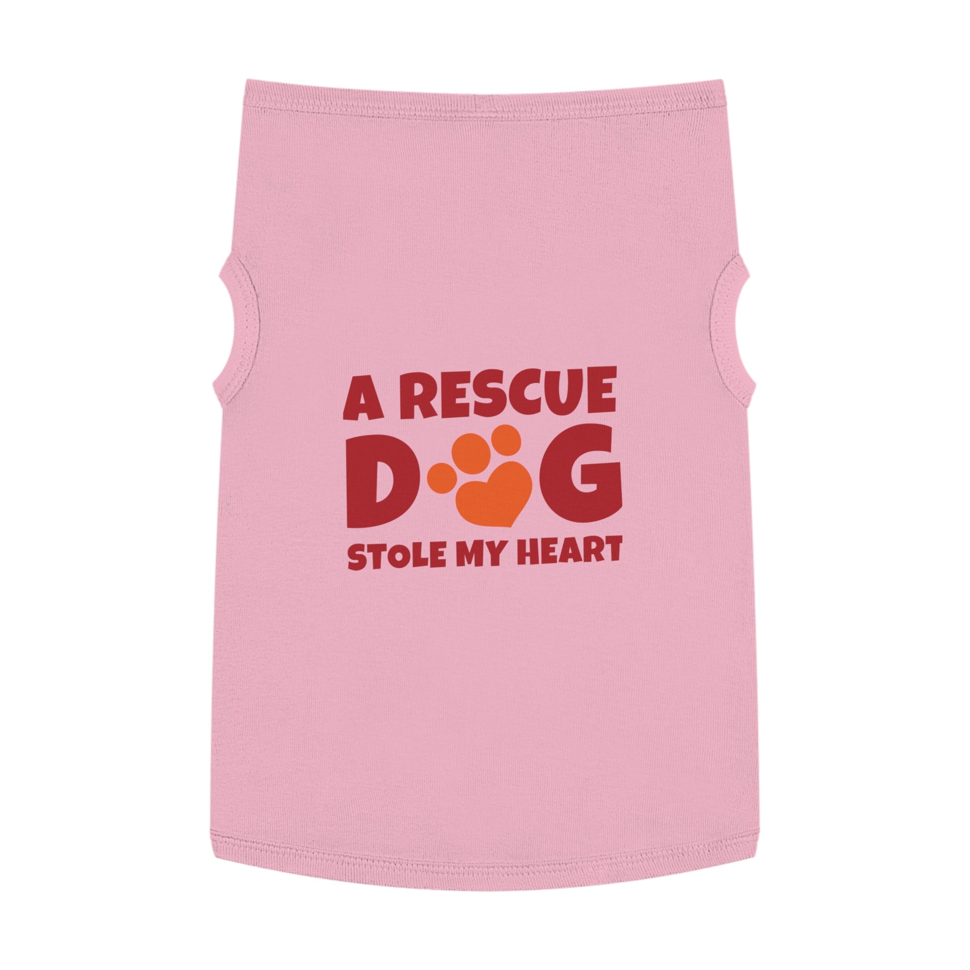 Adorable Rescue Dog Tank Top for Pets, Cute Pet Apparel, Dog Lover Gift, Pet Fashion, Animal Rescue Support