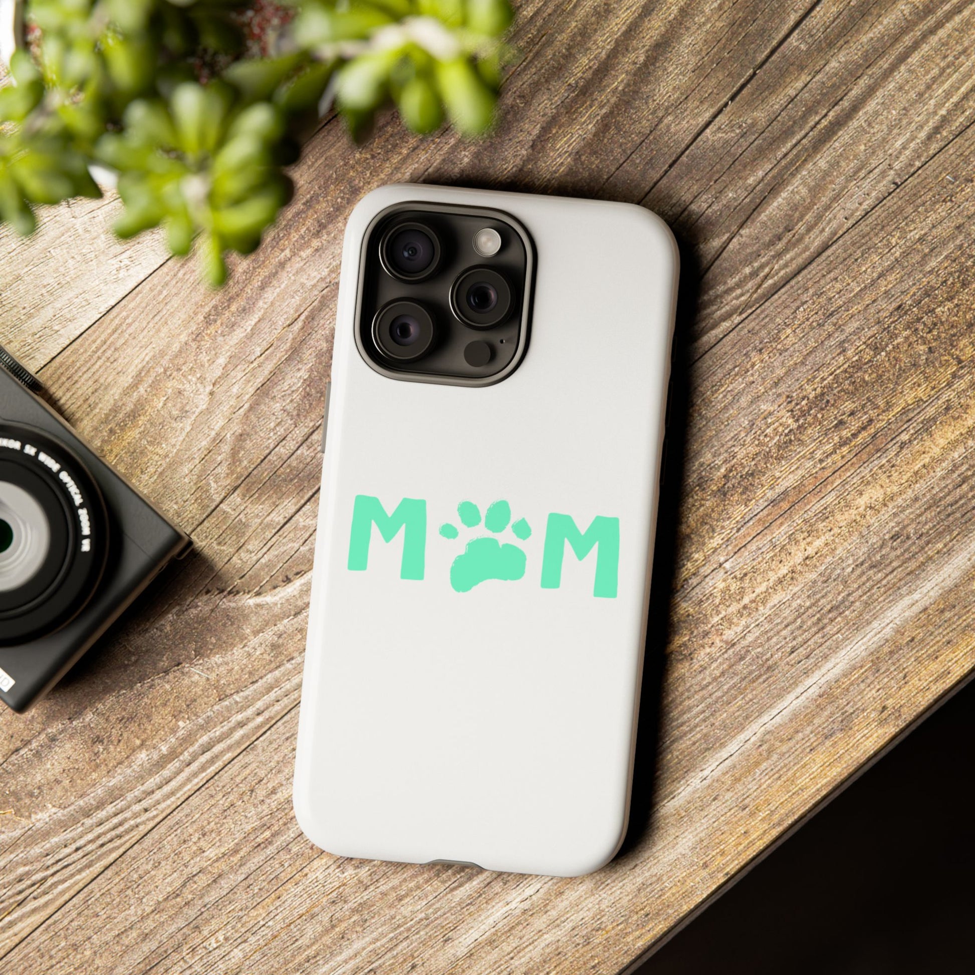 Personalized Tough Phone Cases for Moms, Pet Lover Gifts, Cute Phone Accessories, Customizable Pet Paw Designs, Mother's Day Gift