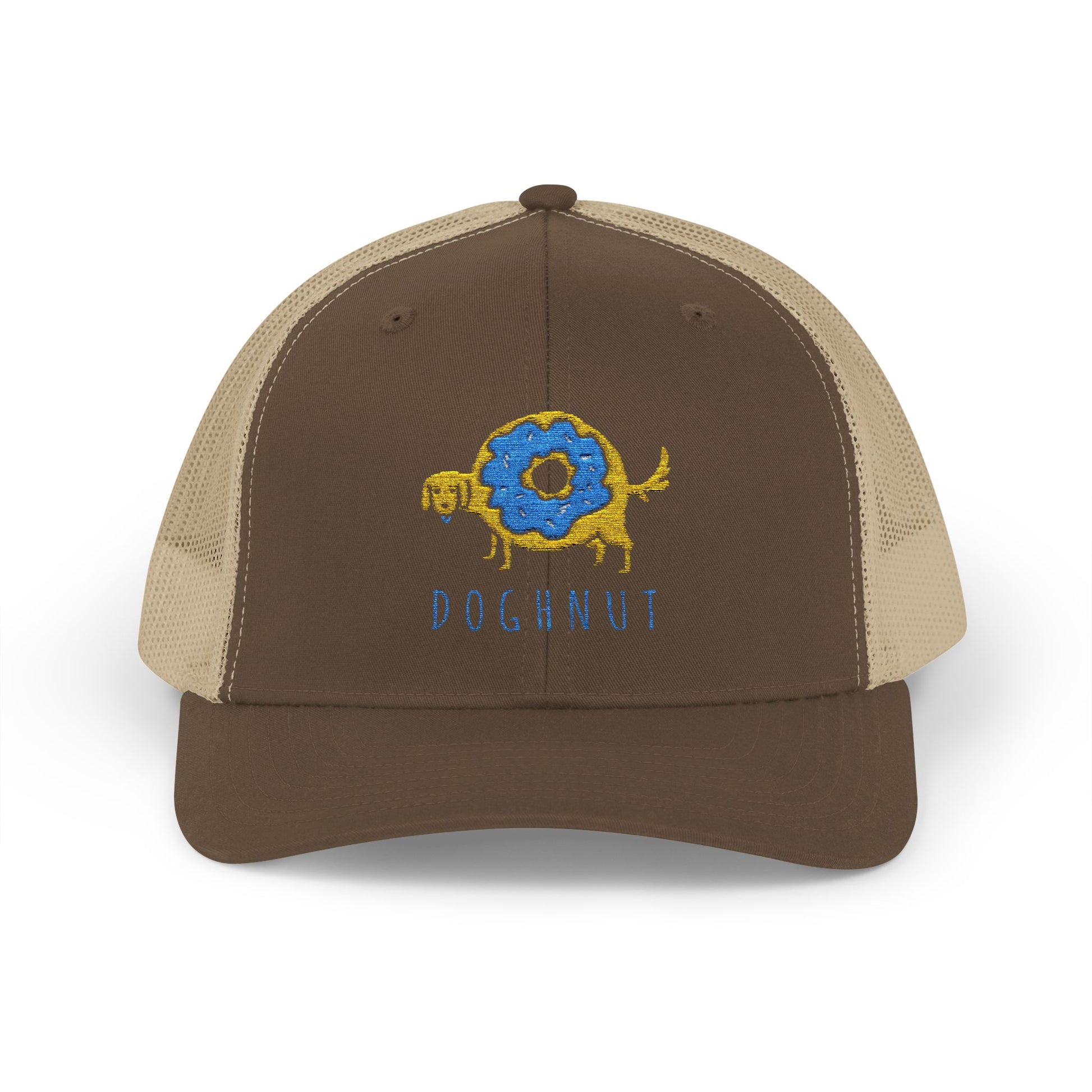 Dog-Inspired Trucker Cap - Fun Dognut Design