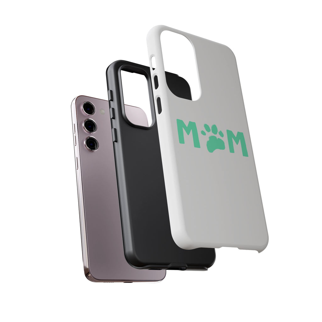 Personalized Tough Phone Cases for Moms, Pet Lover Gifts, Cute Phone Accessories, Customizable Pet Paw Designs, Mother's Day Gift
