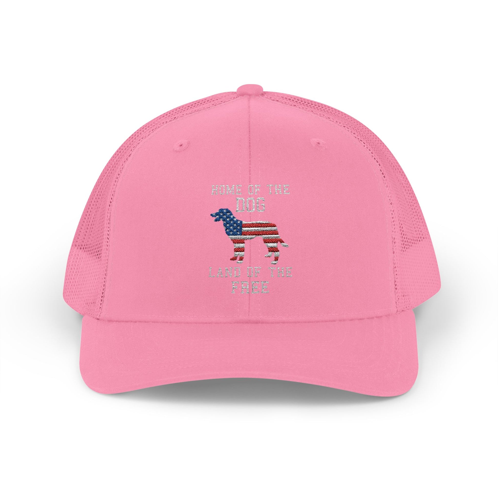 Patriotic Dog Lover Snapback Trucker Cap