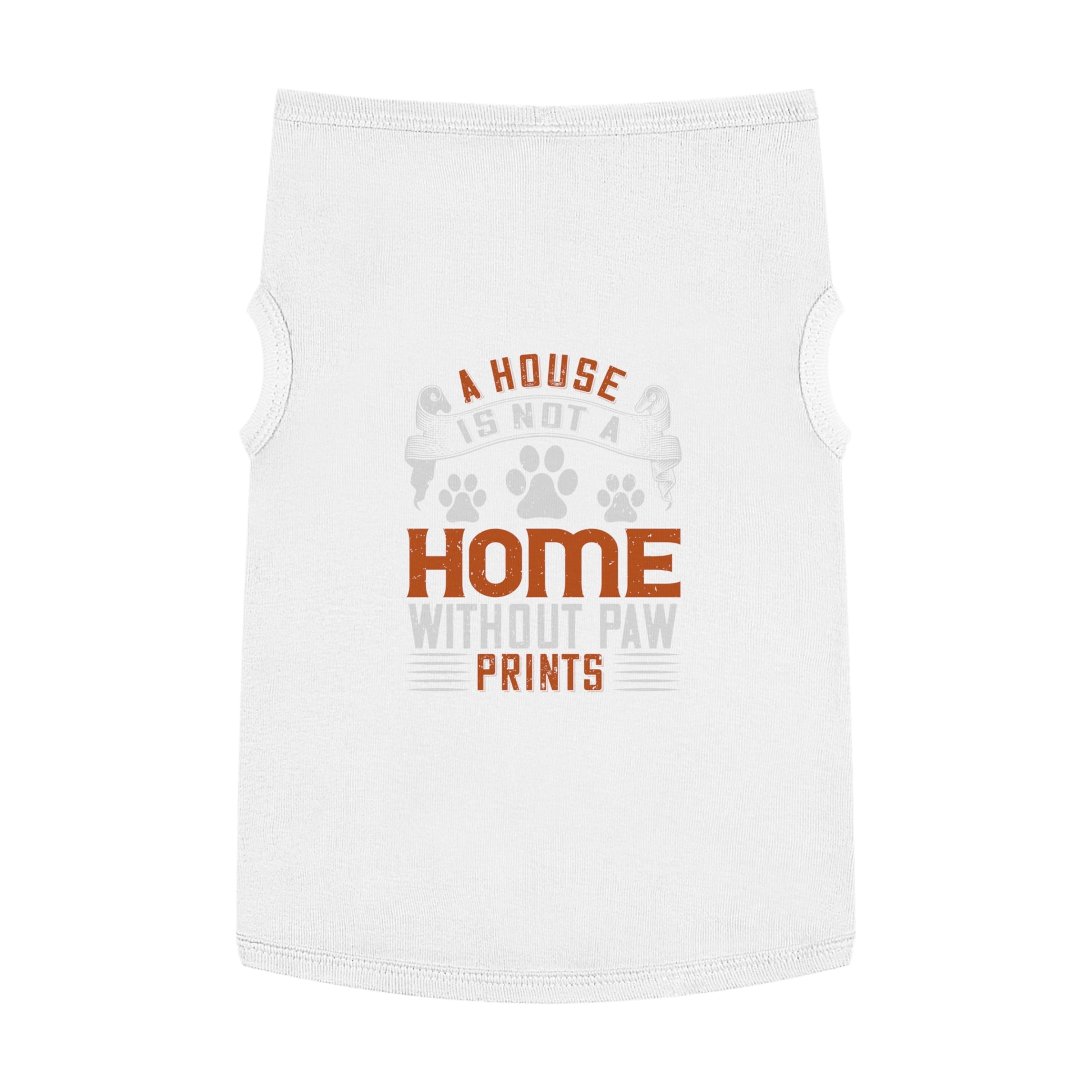 Dog Lover's Pet Tank Top, Cute Paw Prints Pet Apparel, Dog Fashion, Cat Mom Gift, Pet Birthday Outfit, Animal Lover Clothing