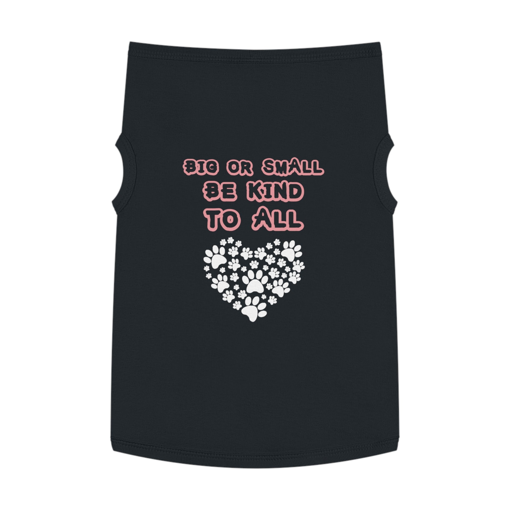 Cute Pet Tank Top, Dog Lover Gift, Be Kind to All, Summer Pet Apparel, Sassy Canine Outfit