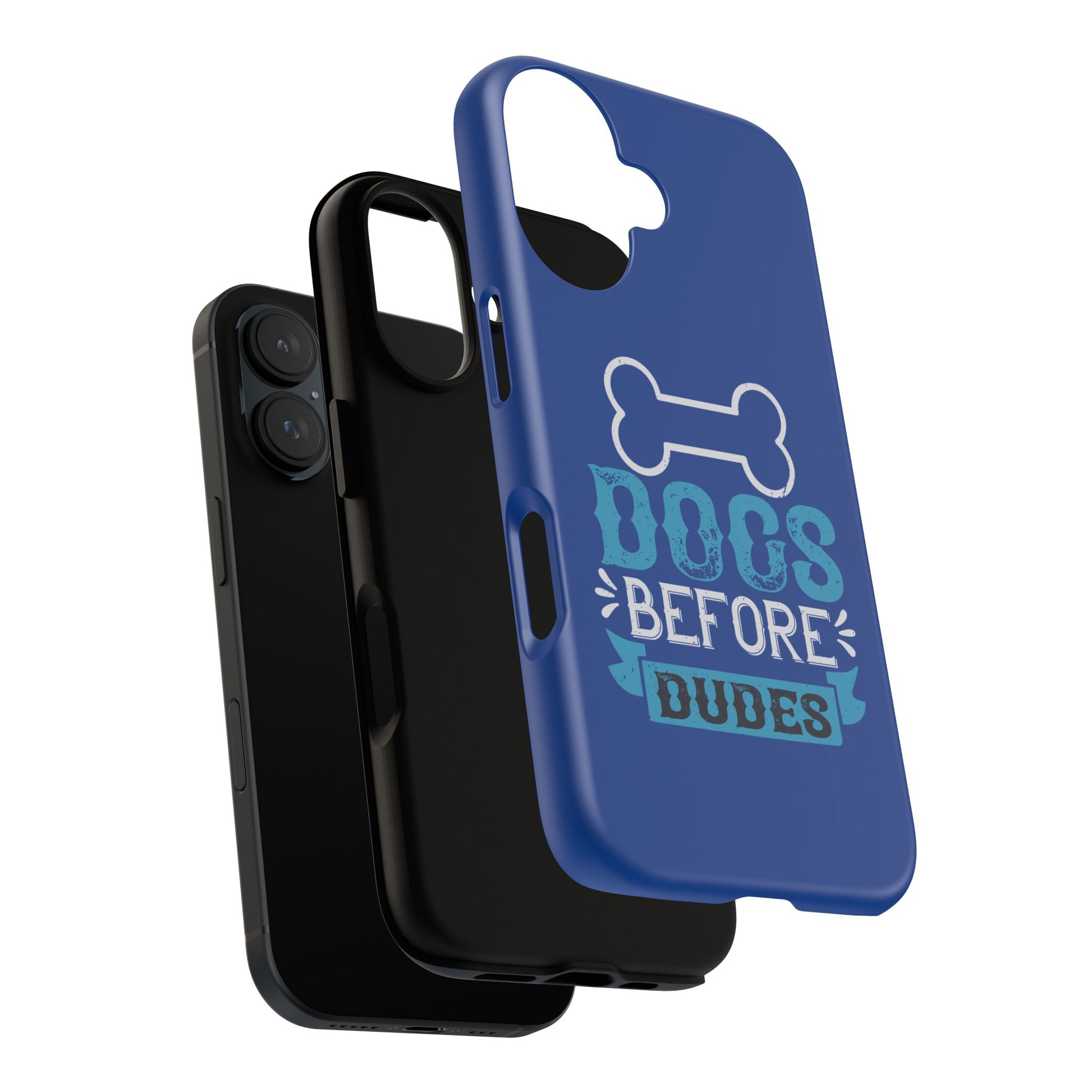 Dog Lover Phone Case, Dogs Before Dudes, Puppy Gift, Pet Parent Accessory, Cute Dog iPhone Cover, Durable Tough Case