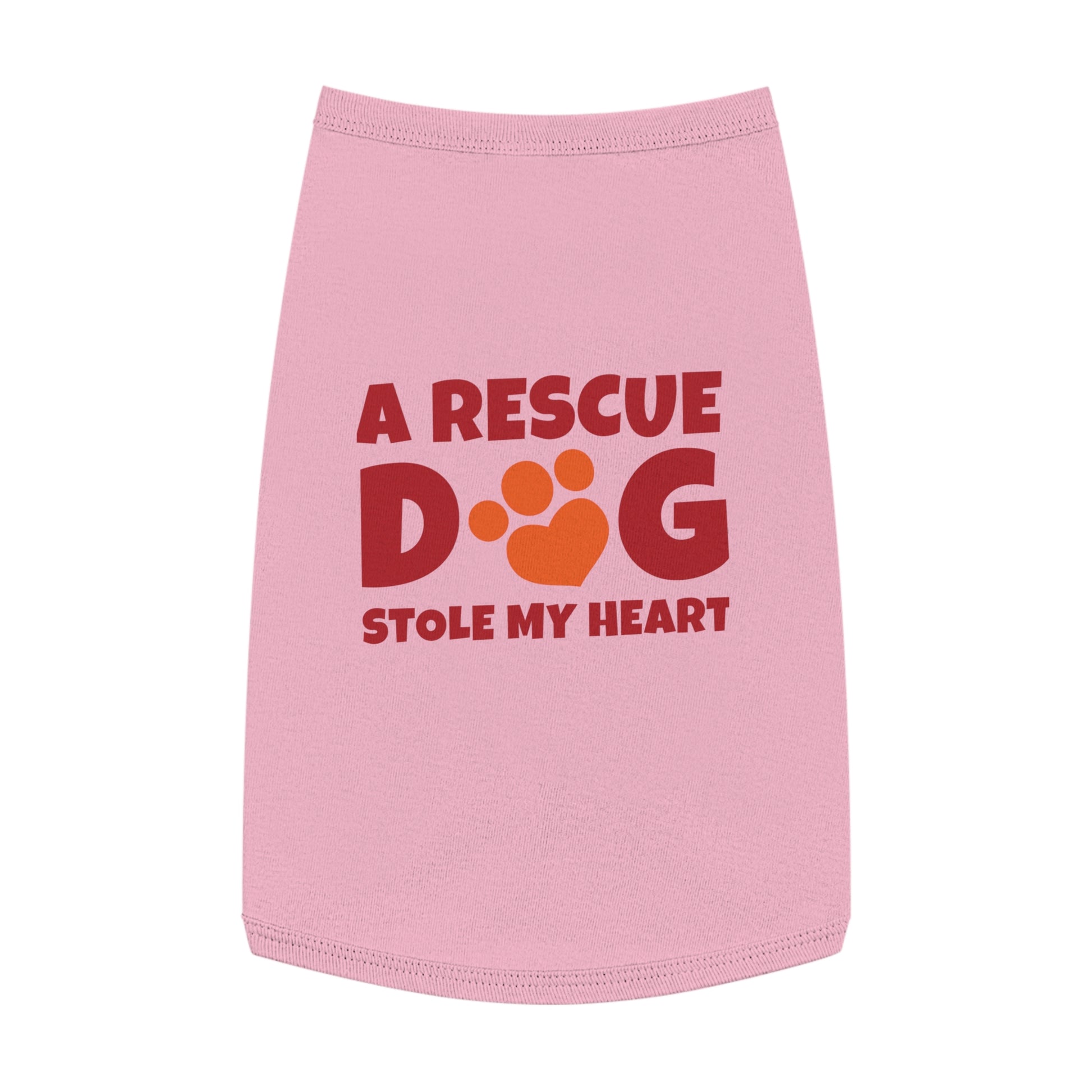 Adorable Rescue Dog Tank Top for Pets, Cute Pet Apparel, Dog Lover Gift, Pet Fashion, Animal Rescue Support