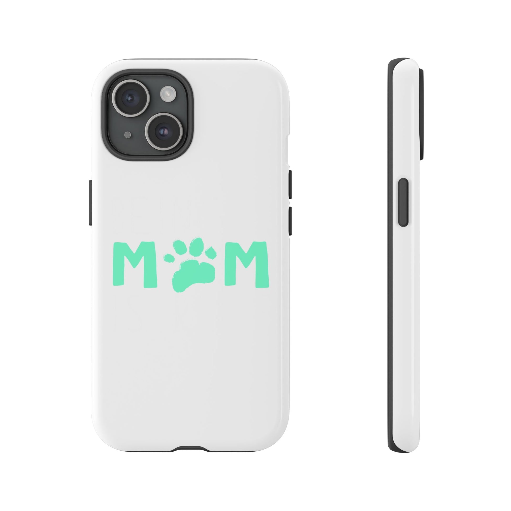 Personalized Tough Phone Cases for Moms, Pet Lover Gifts, Cute Phone Accessories, Customizable Pet Paw Designs, Mother's Day Gift