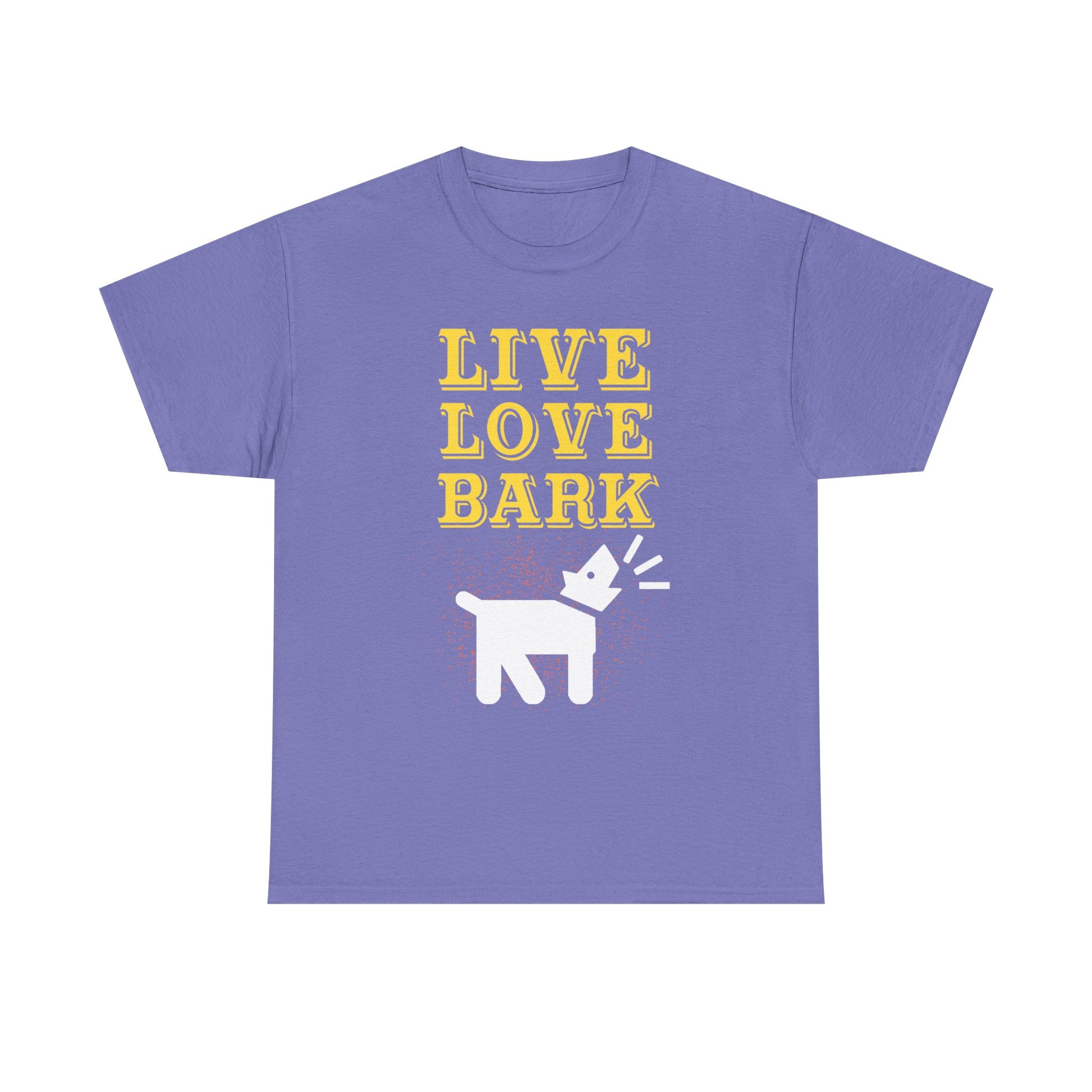 Live Love Bark Unisex Cotton Tee, Cute Dog Lovers Tee, Pet Parent Gift, Casual Everyday Wear, Animal Lover Shirt, Birthday Present
