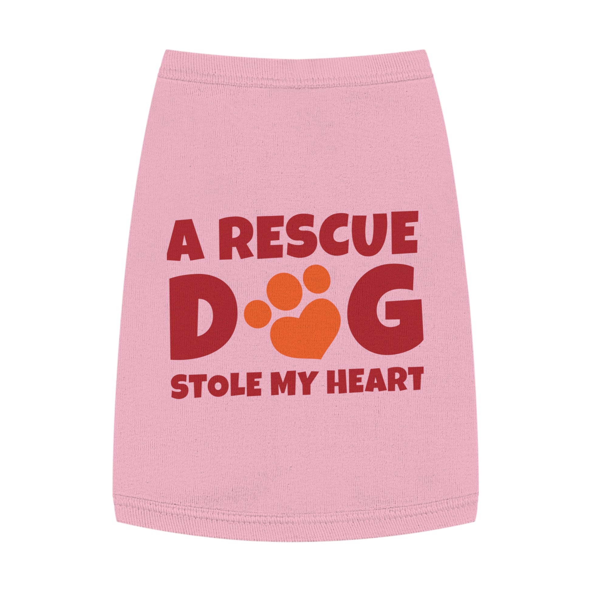 Adorable Rescue Dog Tank Top for Pets, Cute Pet Apparel, Dog Lover Gift, Pet Fashion, Animal Rescue Support