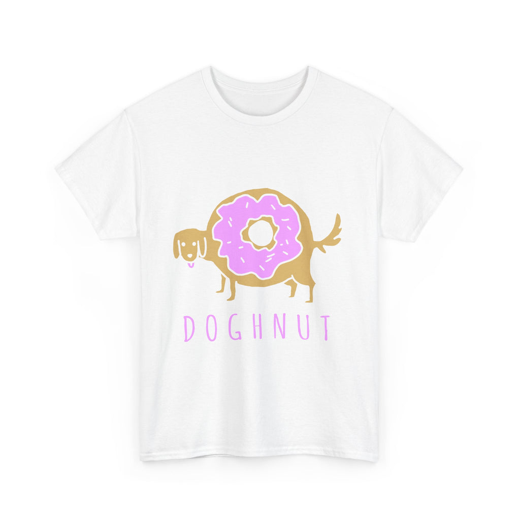 Doghnut Graphic Tee, Funny Pet Lover Shirt, Cute Dog Tee, Gift for Dog Owners, Casual Wear, Perfect for Birthdays